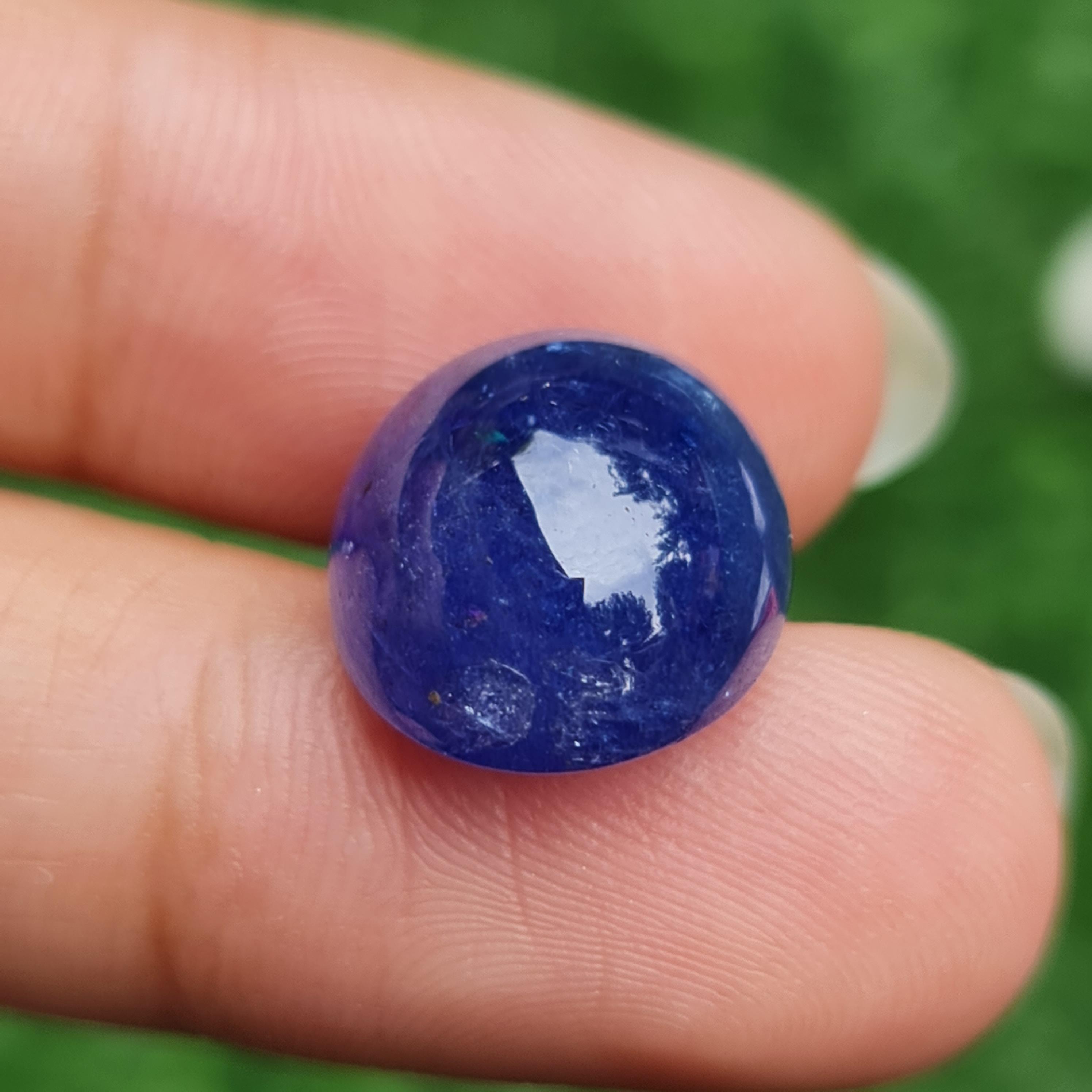 พลอย แทนซาไนท์ Tanzanite 14.95 กะรัต (Cts.) พลอยแท้ อัญมณีมงคลประจําวันเกิด เครื่องประดับพลอย