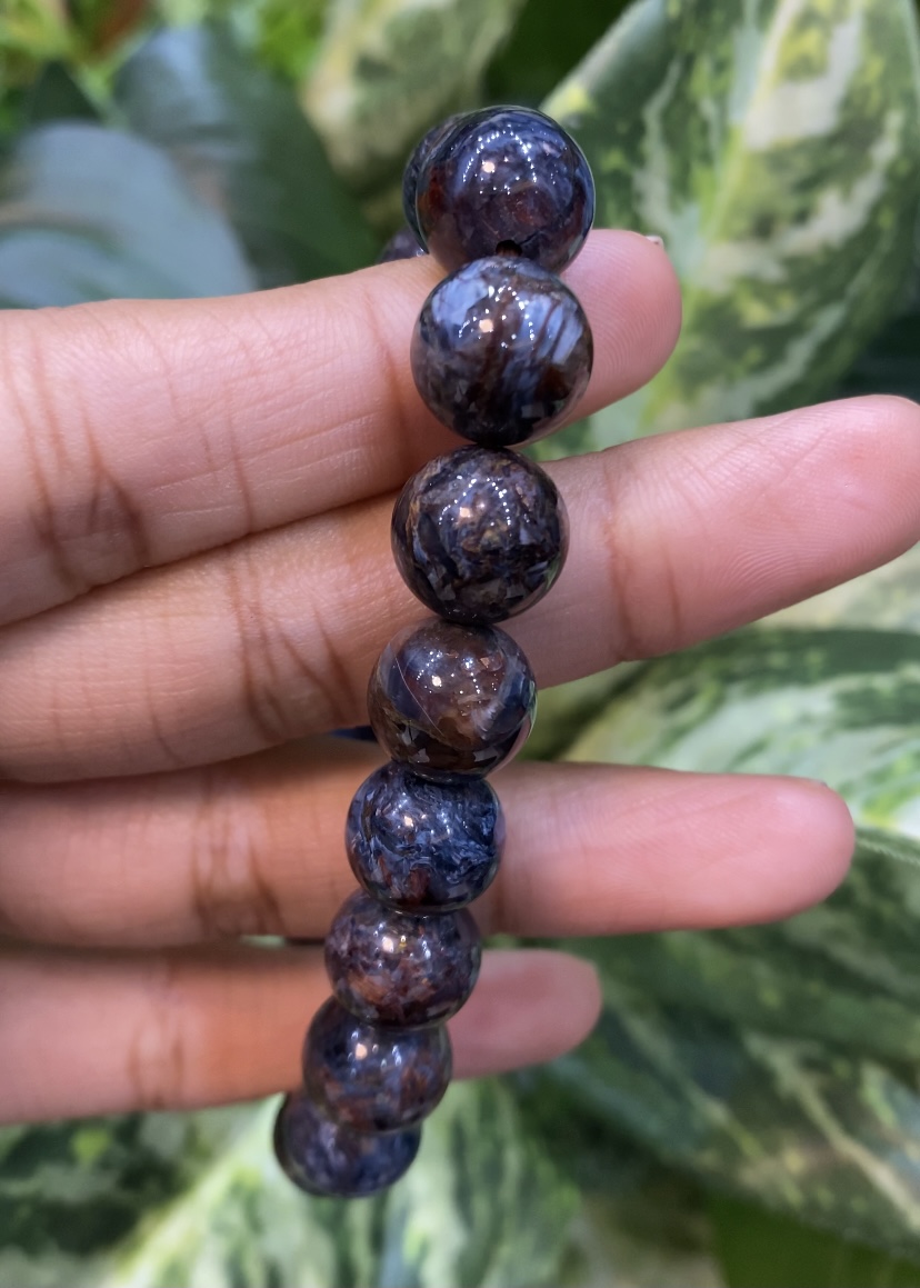 กำไลพลอยแท้ ปีเตอร์ไซต์ Pietersite Bracelet