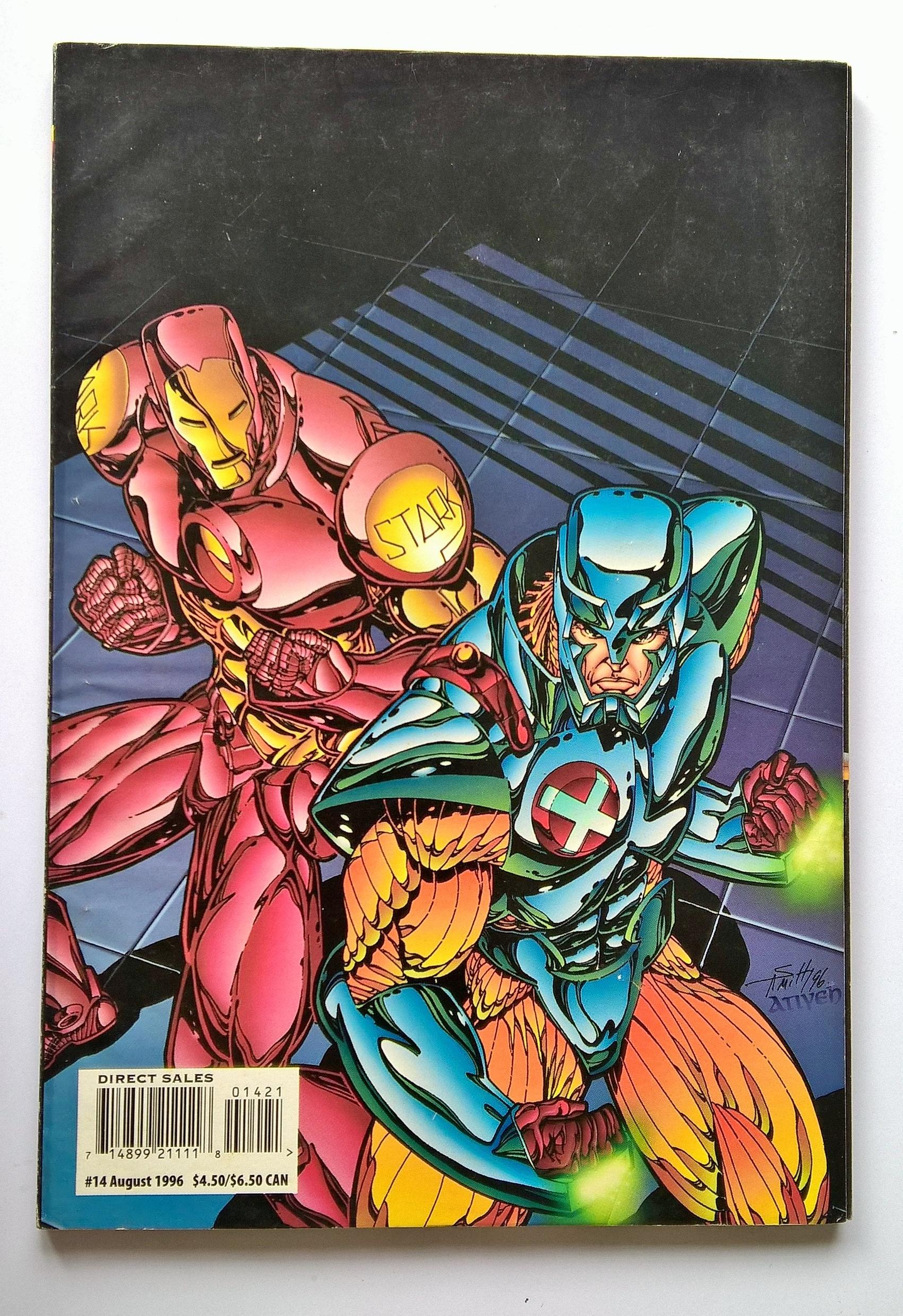 นิตยสารการ์ตูนเก่า ภาษาอังกฤษ Warrior #1 Comic Book in the World,Warrior-Callahan-Smith "I AM, I AM IRONMAN" FAN#14, AUGUST 1996