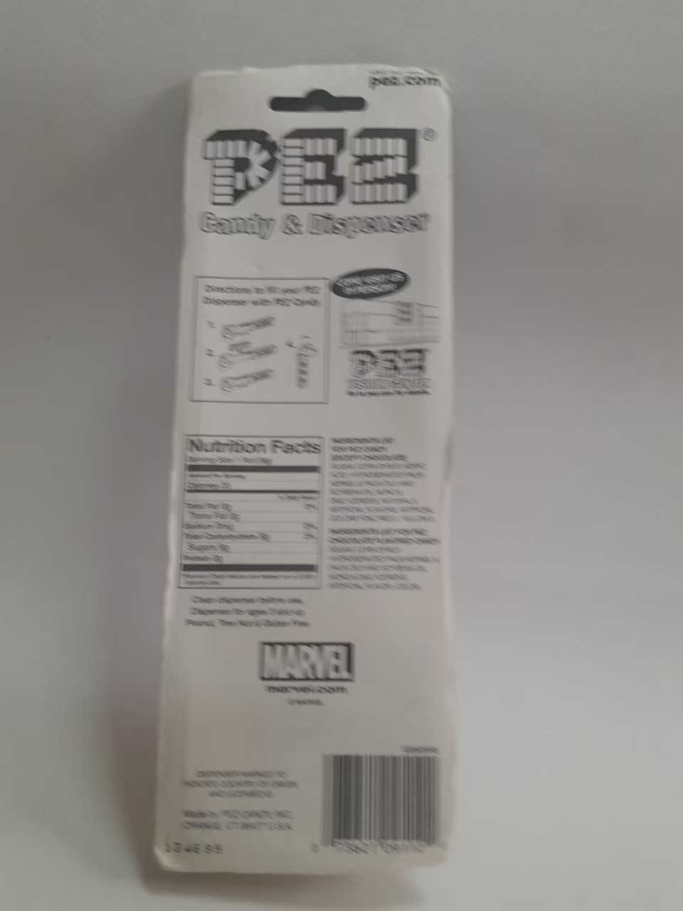 มีหลายภาพ, สำหรับสะสมเท่านั้น ขนมเพซPez หัวกัปตันอเมริกา ,เก่าเก็บ แพ็คมีตำหนิ