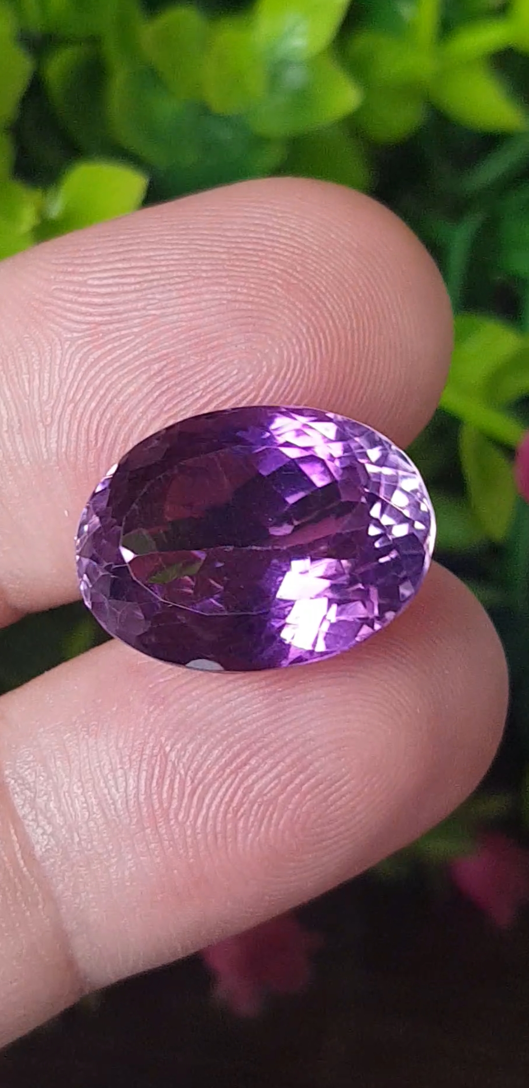 พลอย อเมทิส Amethyst 17.25 กะรัต (Cts.) พลอยแท้ อัญมณีมงคลประจําวันเกิด เครื่องประดับพลอย