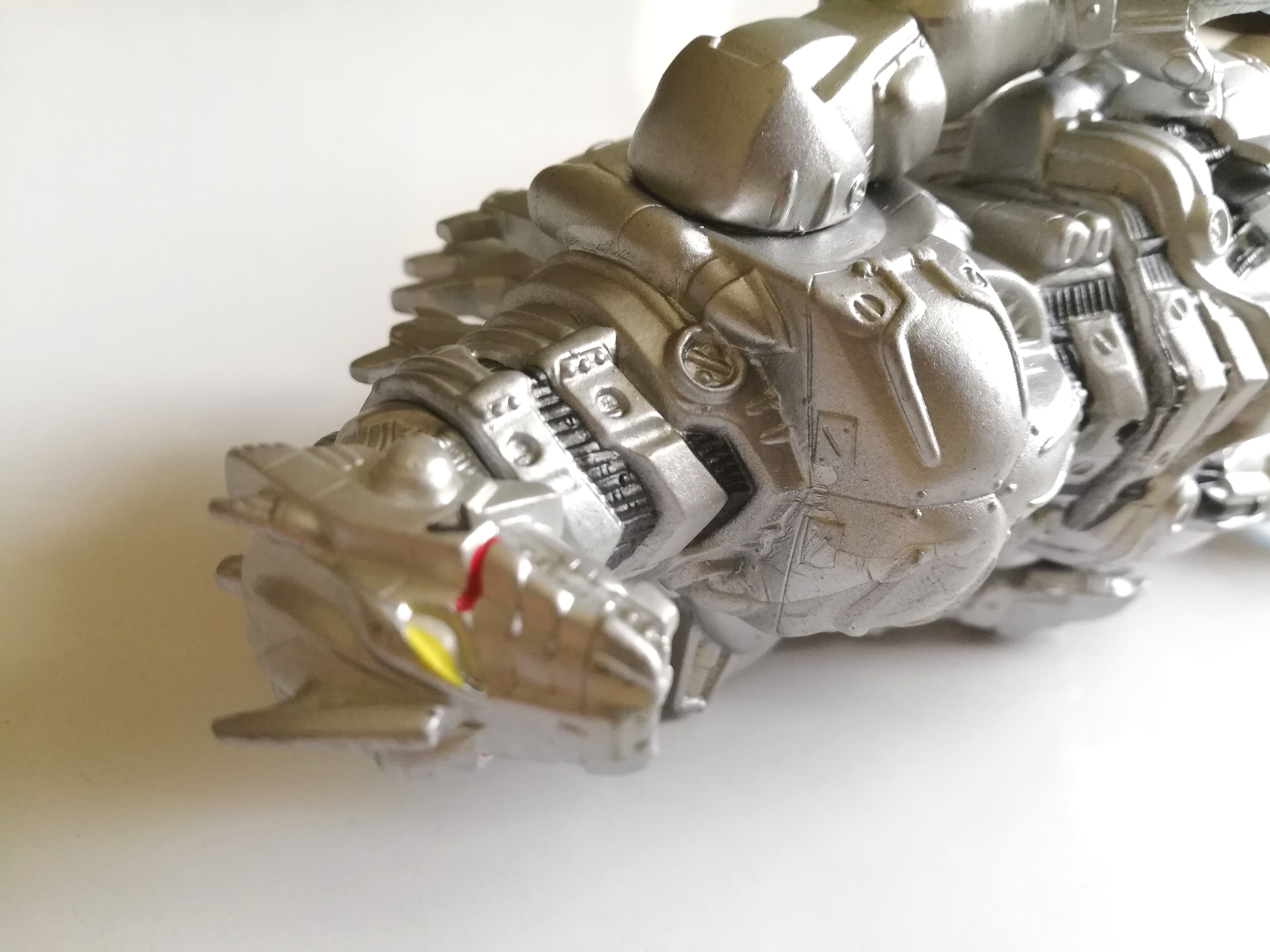 ซอฟ6นิ้ว เมก้าก๊อตซิลล่า2003 ตัวสีเงิน ซอฟไวนิล หาง-แขน-ขา หมุนได้ ขนาด 6",Model Soft Vinyl Mega Godzilla with movable hands, legs and tail, movie monster