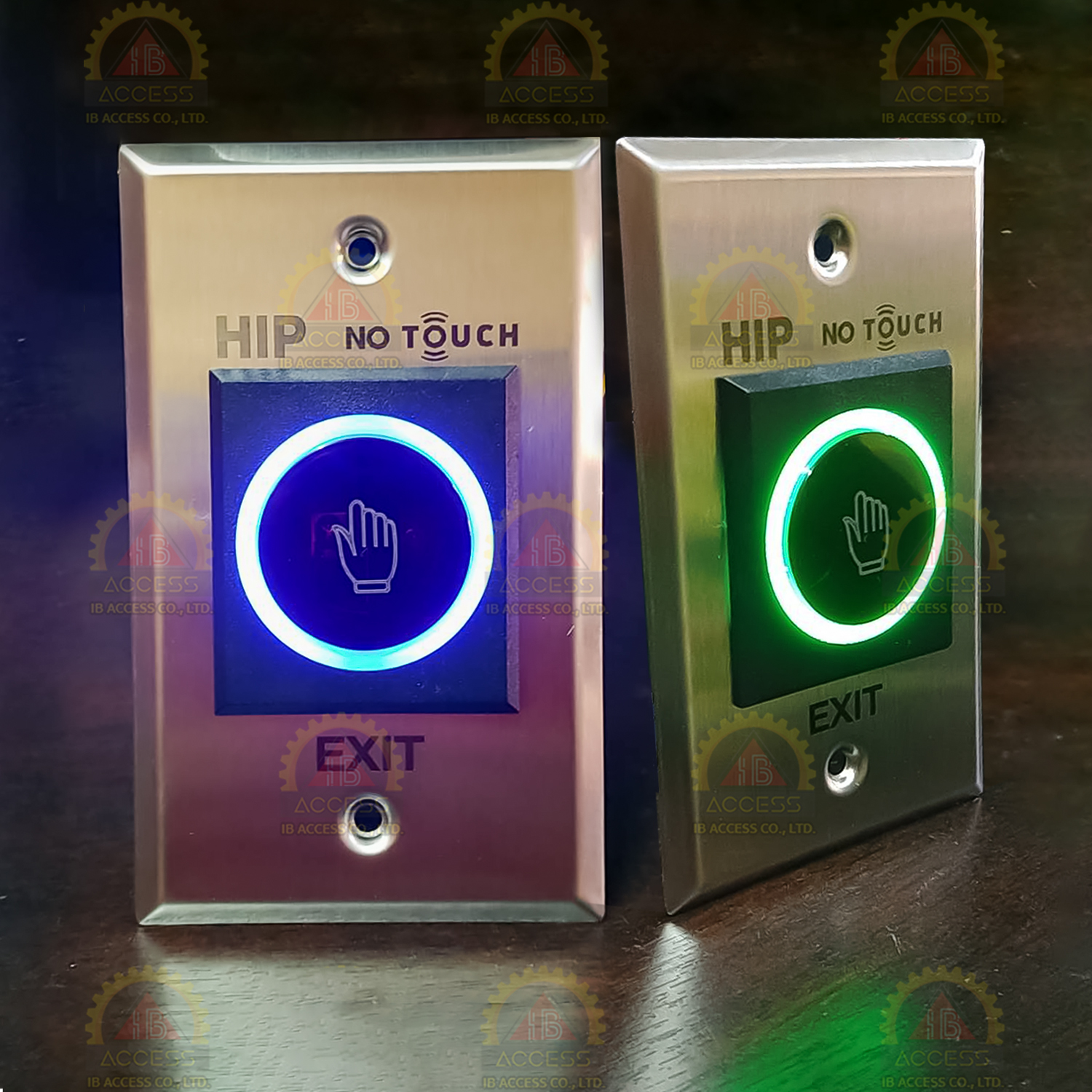 Exit Switch No Touch วัสดุอลูมิเนียม ยี่ห้อ HIP รุ่น K1