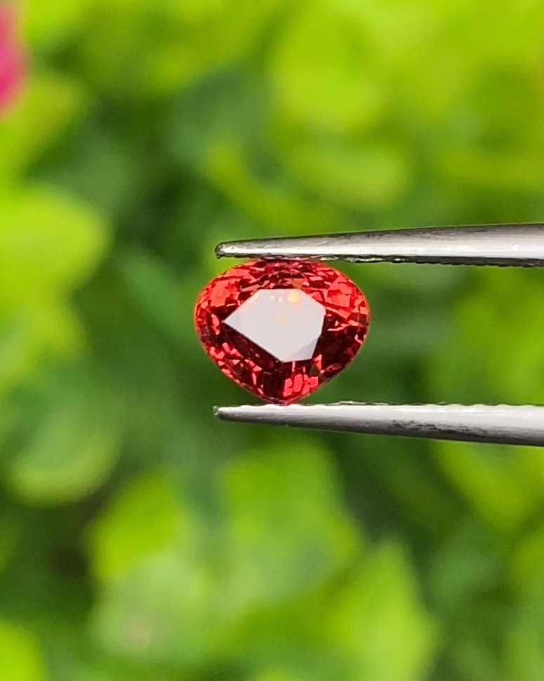 พลอย ทับทิม ซองเจีย (Songea Ruby Sapphire) 1.01 กะรัต (Cts.) พร้อมใบเซอร์ พลอยแท้ อัญมณีมงคลประจําวันเกิด เครื่องประดับพลอย