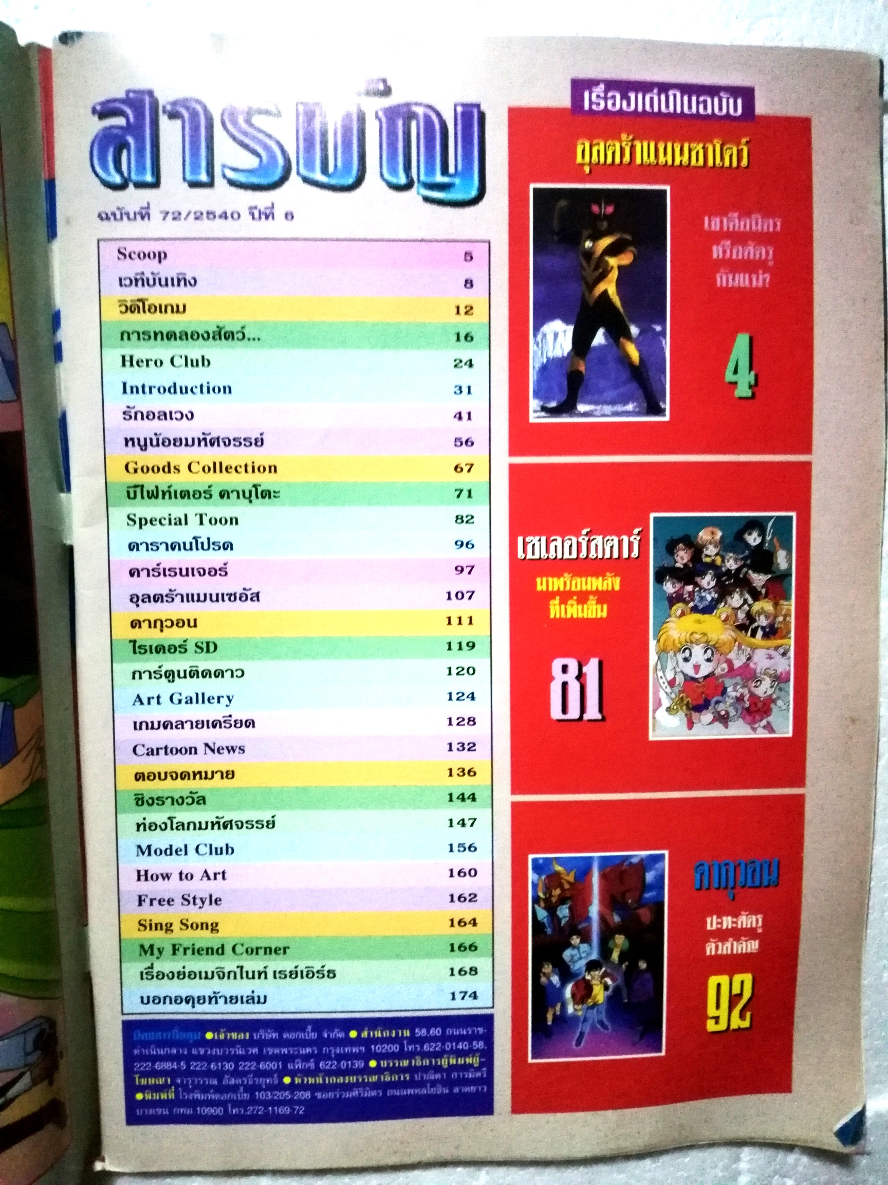 นิตยสารเก่า บิ๊กตูน ฉบับทึ่ 72/2540 ***หนังสือเก่า มีตำหนิ โปรดตรวจสอบทุกภาพ