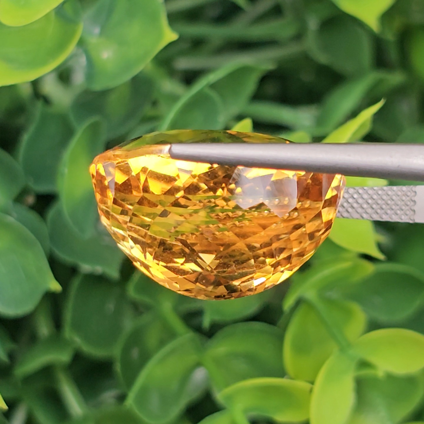 พลอย ซิทริน Citrine 32.66 กะรัต (Cts.) พลอยแท้ อัญมณีมงคลประจําวันเกิด เครื่องประดับพลอย