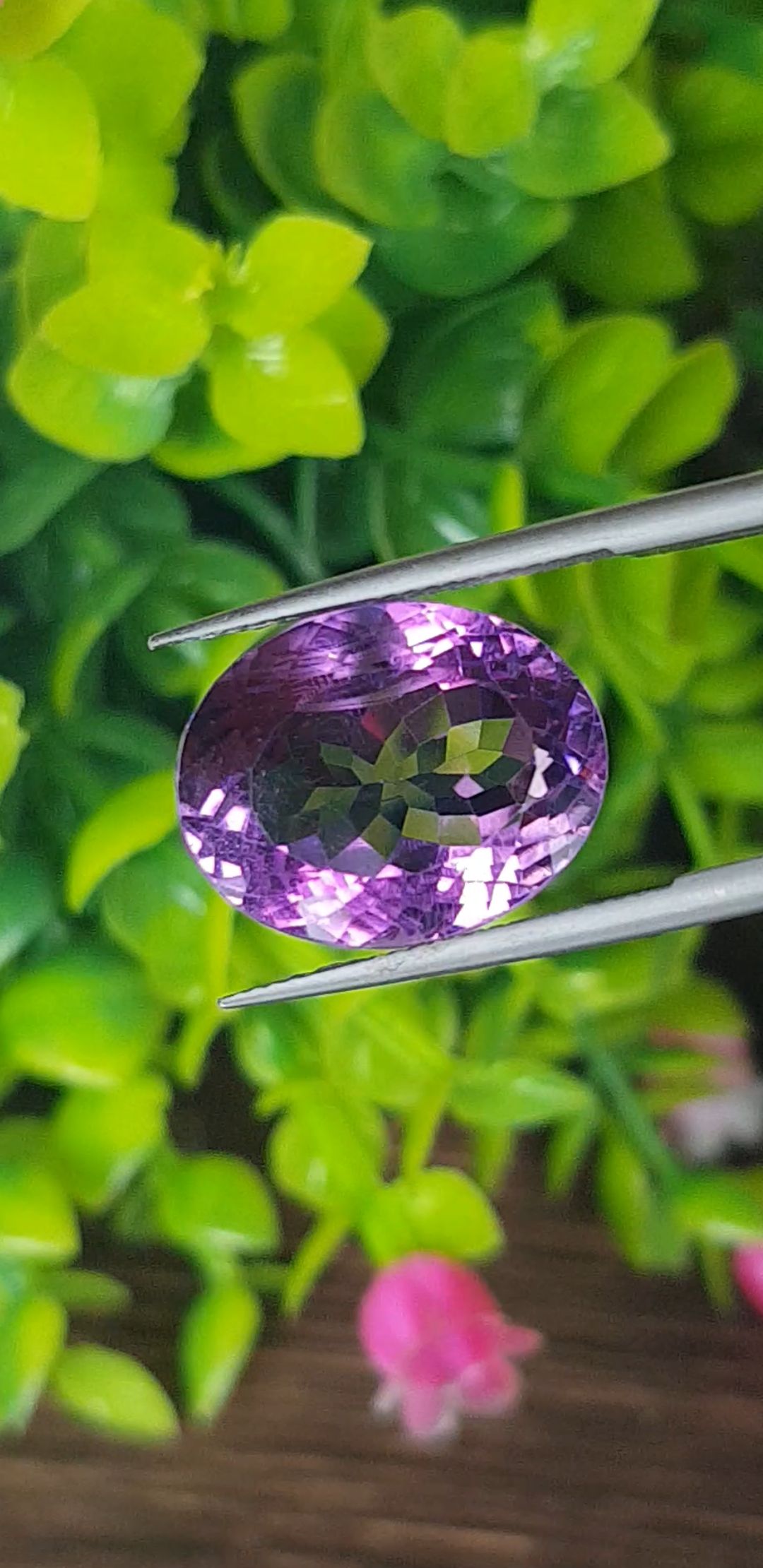 พลอย อเมทิส Amethyst 15.57 กะรัต (Cts.) พลอยแท้ อัญมณีมงคลประจําวันเกิด เครื่องประดับพลอย