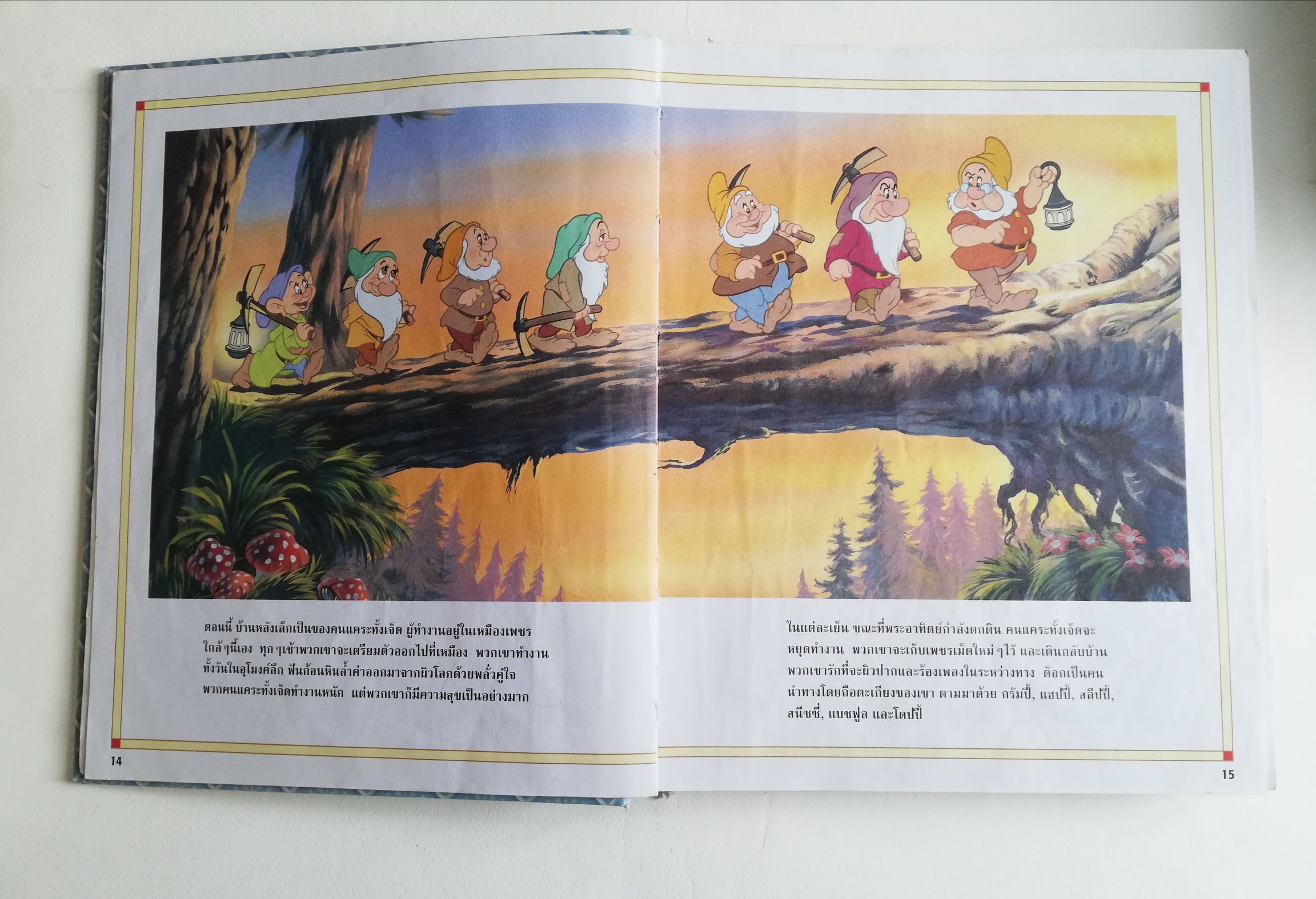 หนังสือนิทานดิสนีย์เก่า **มีตำหนิหลายจุดในบทแรกๆ ปกหลังหลุดจากสัน หนังสือเล่มใหญ่ ปกแข็ง ประกอบด้วย: สโนว์ไวท์กับคนแคระทั้งเจ็ด, โรบินฮู้ด, ซินเดอเรลล่า, ทาร์ซาน, ศักดิ์ศรีของซิมบ้า, มู่หลาน, เฮอร์คิวลิส, บั๊กไลฟ์