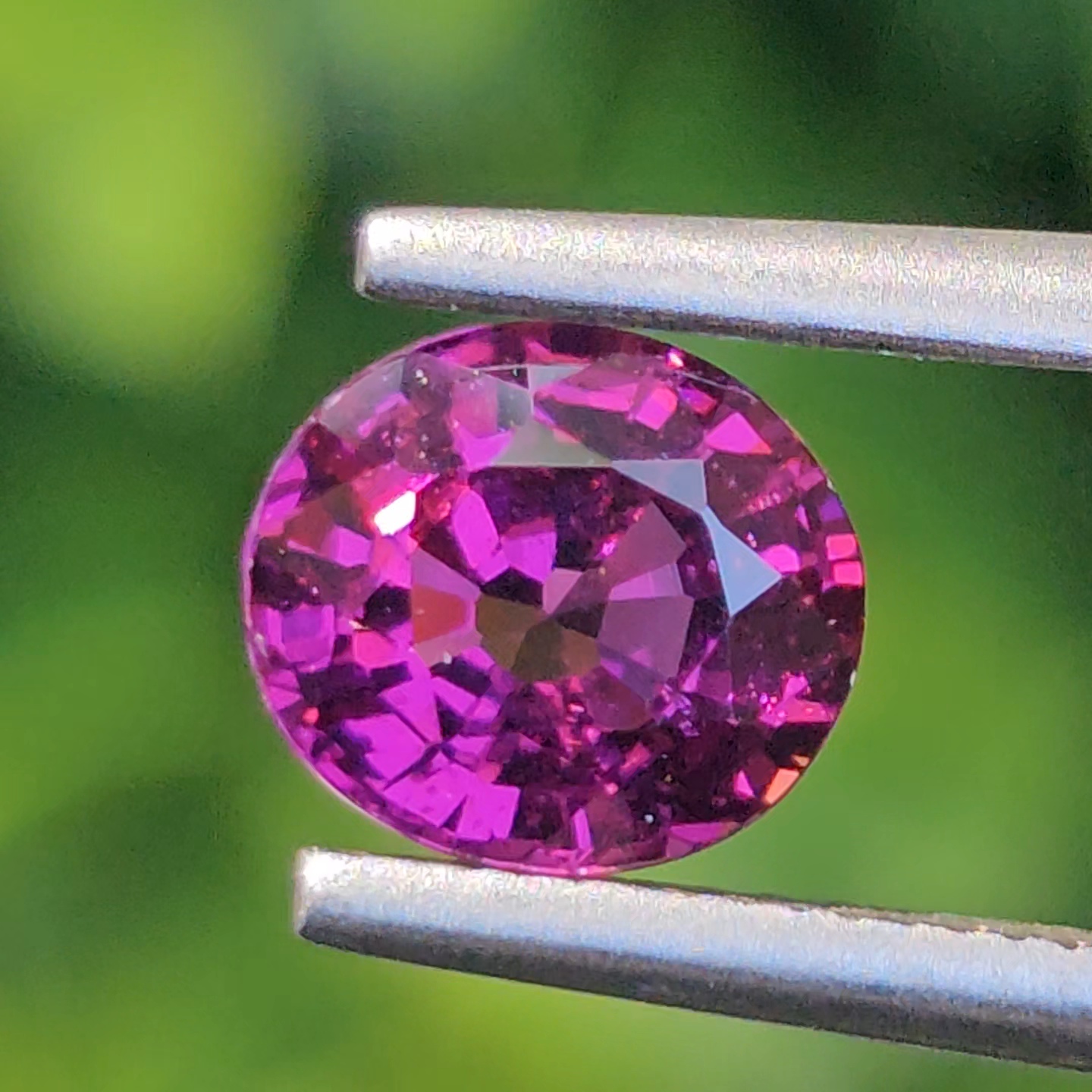 พลอย อุมบาไลต์ การ์เน็ต Umbalite Garnet 1.07กะรัต (Cts.) ดิบ Unheated ลอยแท้ อัญมณีมงคลประจําวันเกิด เครื่องประดับพลอย