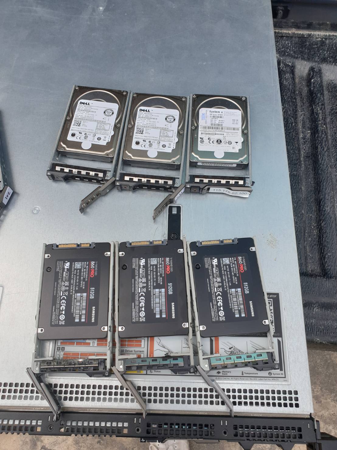 Dell R620 E5-2650v2 Ram 32 GB SAS 300x3 SSD 512 x3 power x2 พิเศษแถม CPU ให้อีกตัว