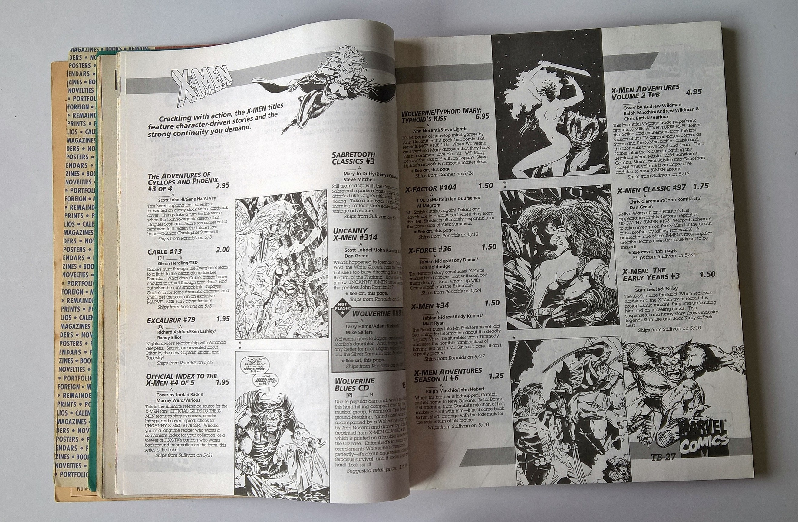 มีหลายภาพ,นิตยสารการ์ตูนเก่า ภาษาอังกฤษ ADVANCE COMICS No. 65 MAY 1994 Consumer Edition, including games,cards,video&more!, Star Stammers is back.