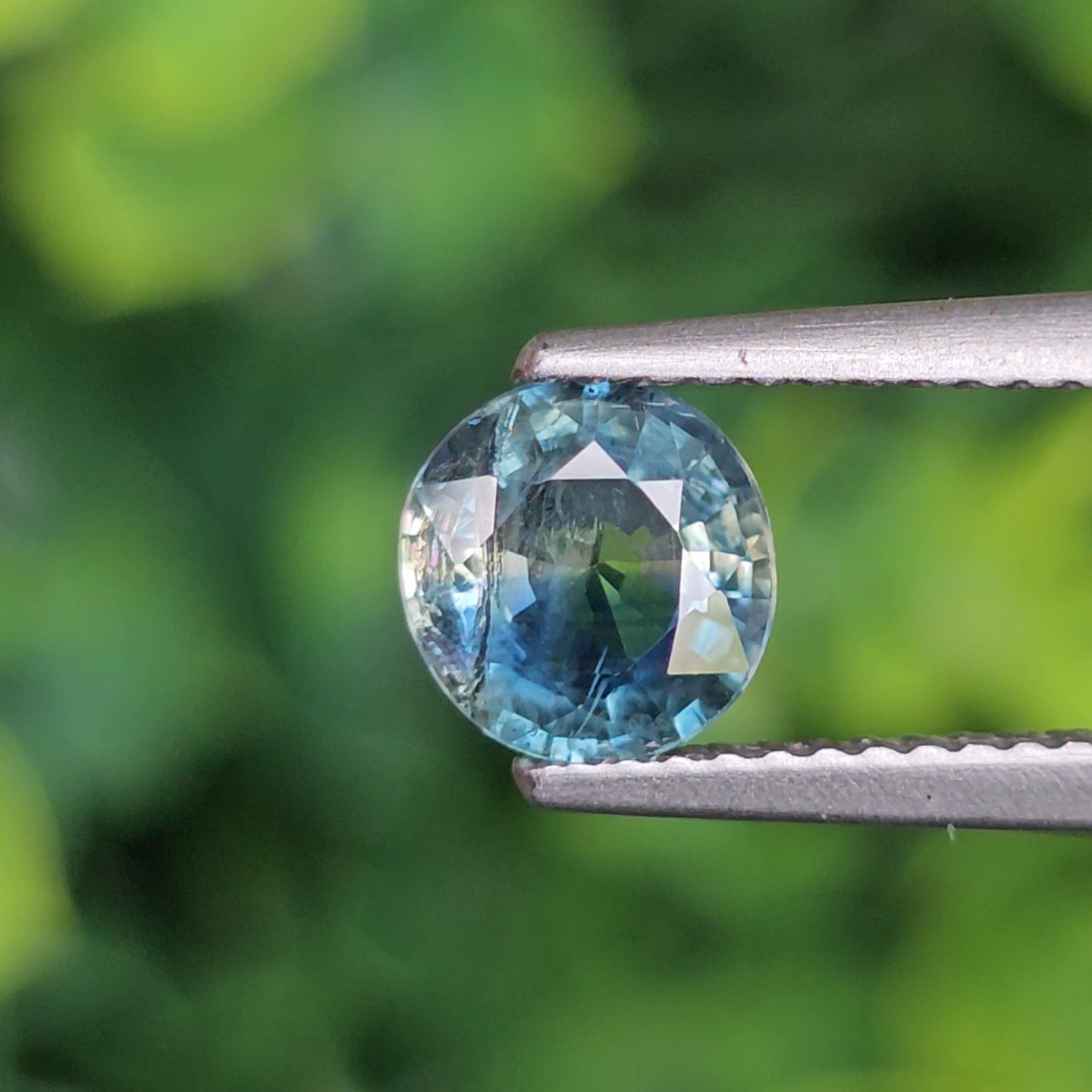 พลอย ไพลิน blue sapphire 1.22 กะรัต (Cts.) พลอยแท้ อัญมณีมงคลประจําวันเกิด เครื่องประดับพลอย