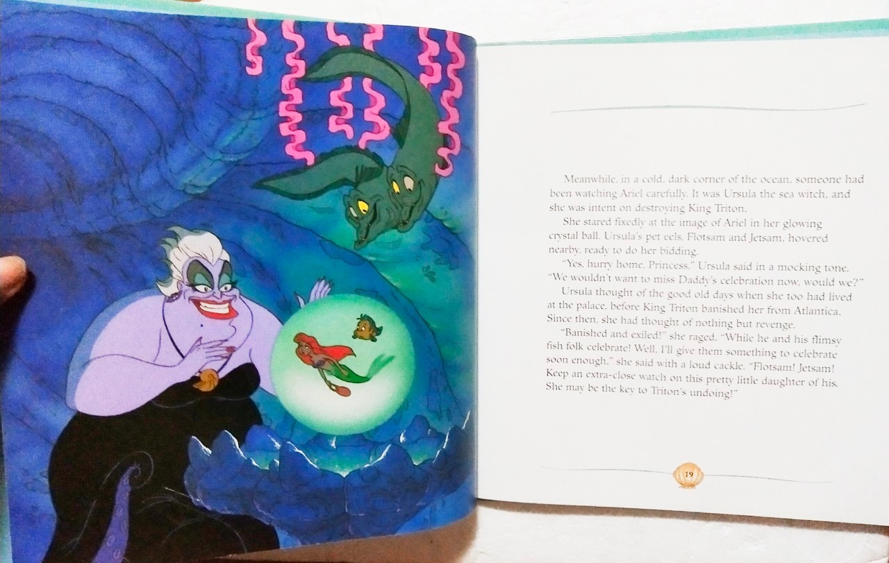 หนังสือนิทานภาพสวย**ปกหลังมีตำหนิตรงสันบนและมีรอยตามภาพ, เจ้าหญิงเงือกน้อย แอเรี่ยล The Little Mermaid