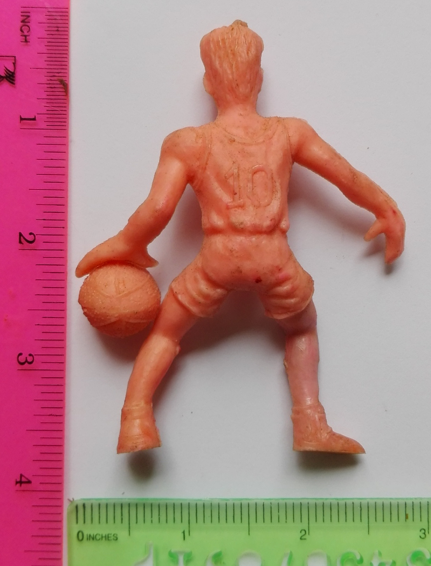 ตุ๊กตุ่น แอ๊นท์ 3.5" Ants ตุ๊กตุ่นยางอ่อนสีชมพูส้ม สแลมดัํง Slam dunk