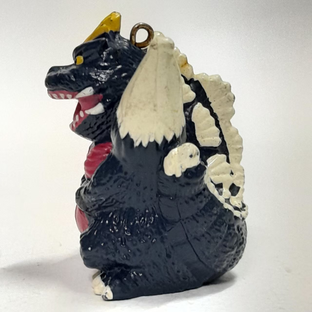 ฟิกเกอร์ยางตัน ขนาด2 นิ้ว สเปซก๊อตซิลล่า มือสองสภาพดีมีรอยบ้าง มีปั๊ม