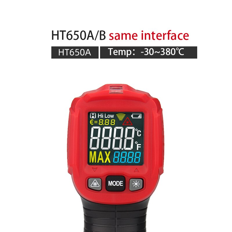 เลเซอร์วัดอุณหภูมิ อินฟราเรด HABOTEST รุ่น HT650A