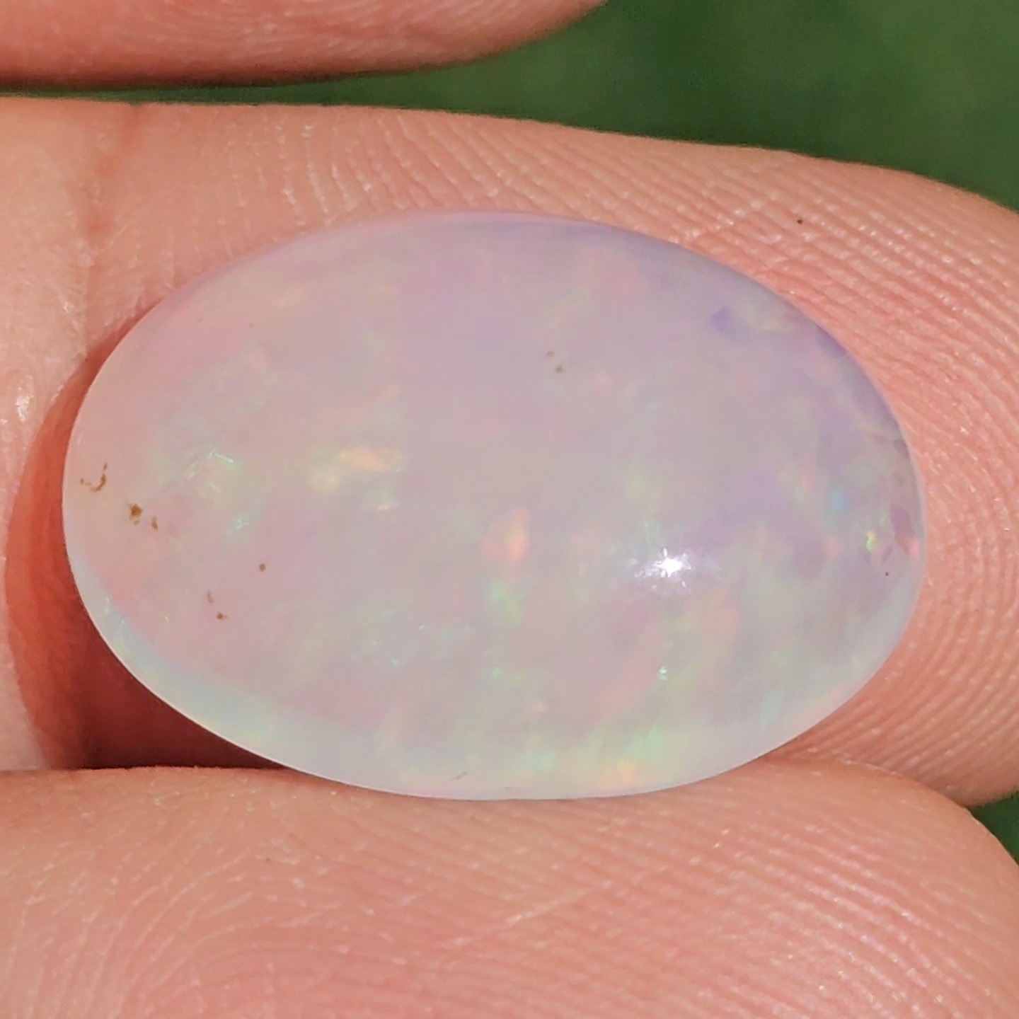 พลอย ไวท์ โอปอล White Opa 7.94 กะรัต (Cts.) พลอยแท้ อัญมณีมงคลประจําวันเกิด เครื่องประดับพลอย