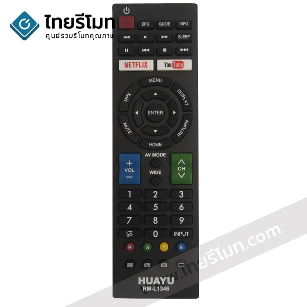 รีโมทรวมสมาร์ททีวี Sharp ใช้สำหรับSmart TVทุกรุ่น สอบถามก่อนสั่งซื้อ รุ่นL1346