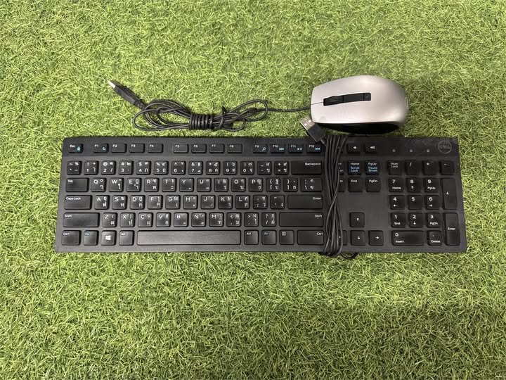 คีย์บอร์ด Dell + Mouse