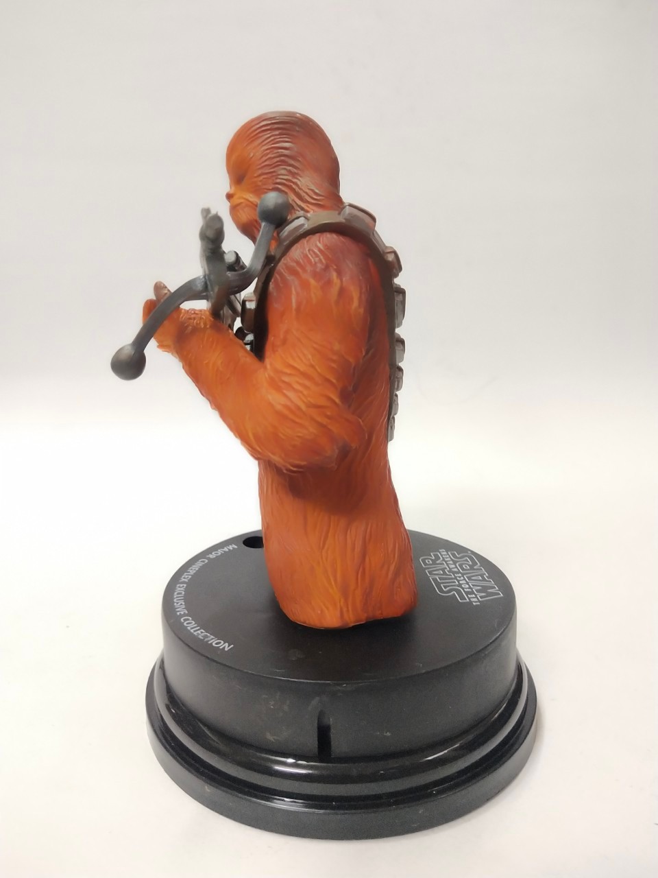 ท๊อปเปอร์แก้วน้ำ EGV ชิวแบคก้า จาก STAR WARS EP.7 THE FORCE AWAKEN ขนาดตามภาพ เก่าเก็บหลุดจากฐานแต่ประกอบได้ มือสองตามสภาพ