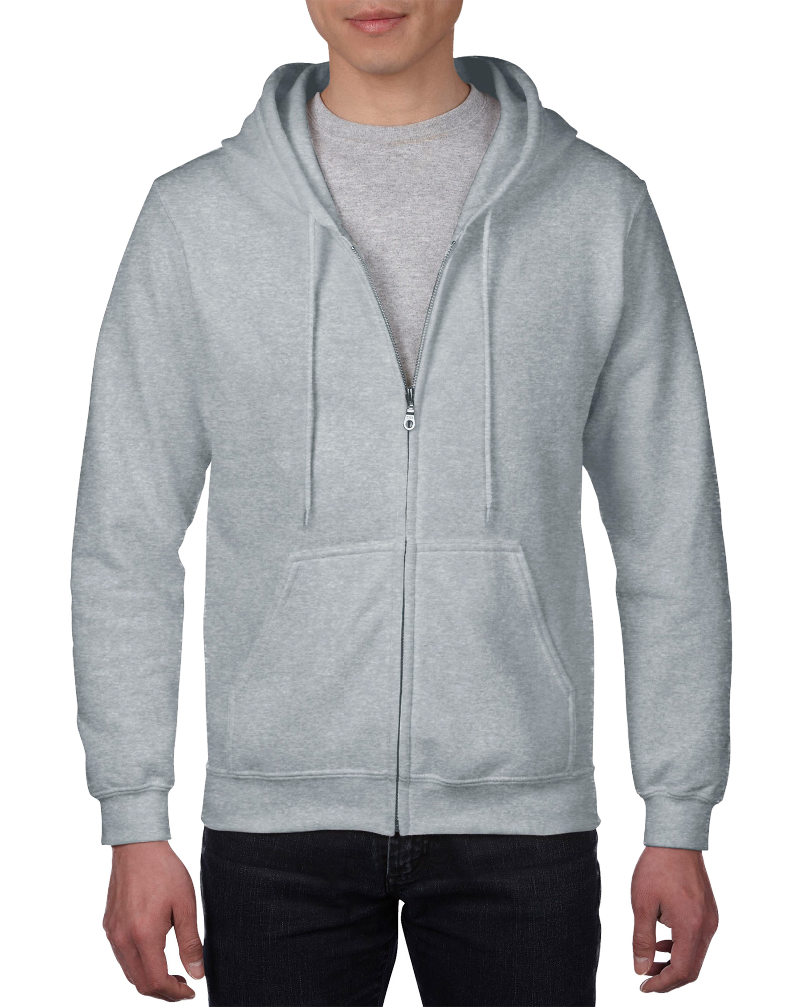 เสื้อยืด GILDAN 88600 เสื้อฟลีชฮู้ดแบบมีซิป