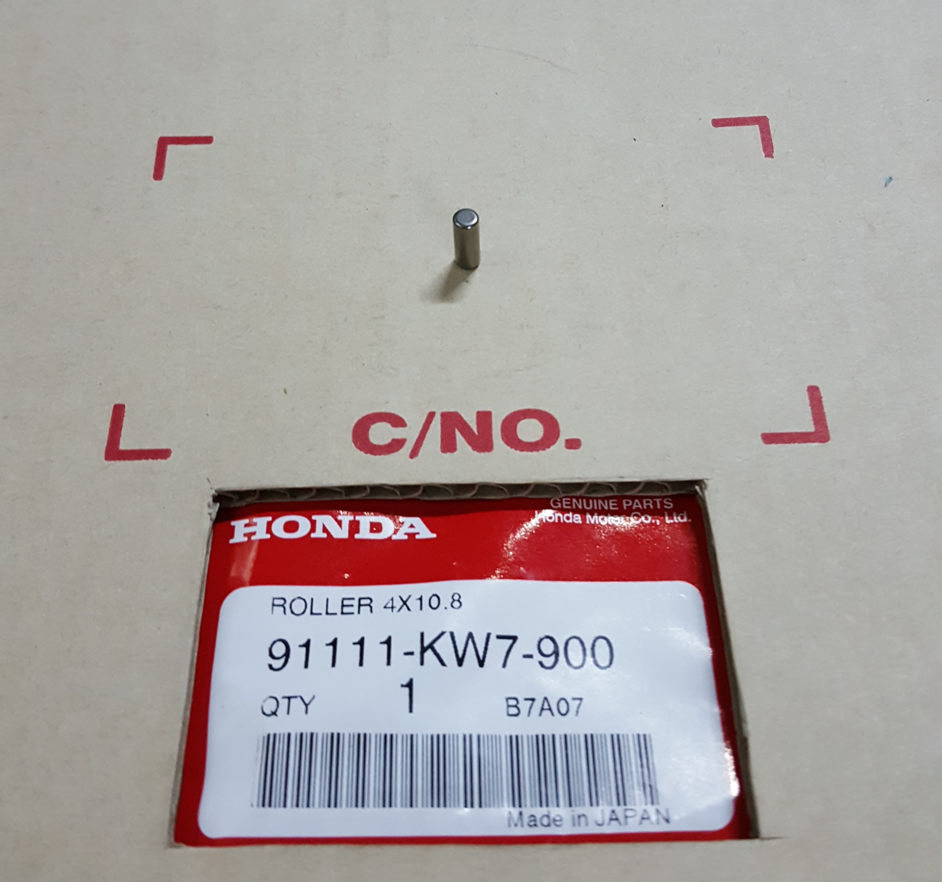 สลักกระปุกเกียร์#4*10.8 NOVA/เวฟ125