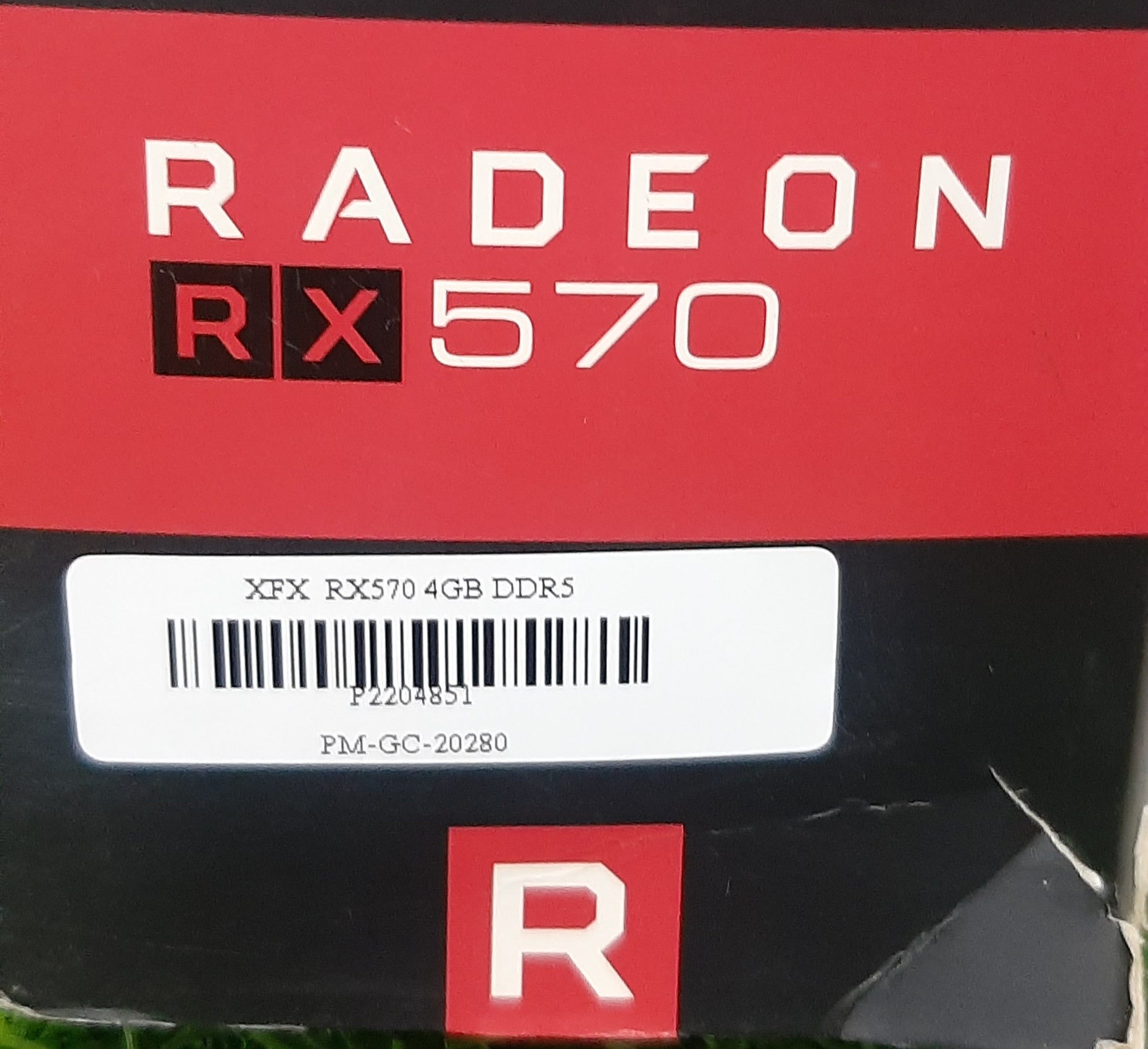 การ์ดจอแสดงผลมือสอง ประกันร้าน 1 เดือน XFX RX570 4GB DDR5