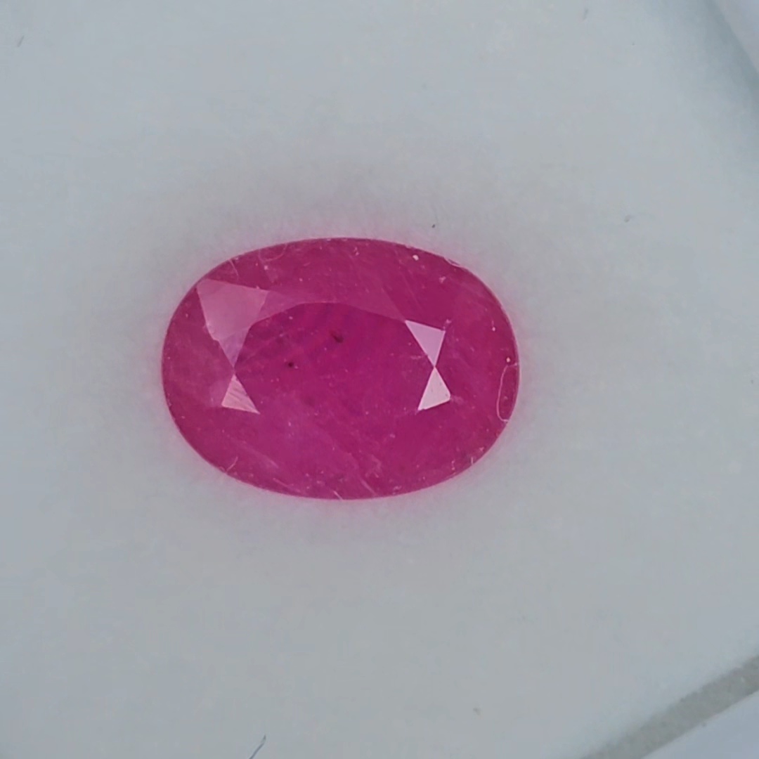 พลอย ชมพู พิ้ง แซฟไฟร์ Pink Sapphire 1.14 กะรัต (Cts.) พลอยแท้ อัญมณีมงคลประจําวันเกิด เครื่องประดับพลอย