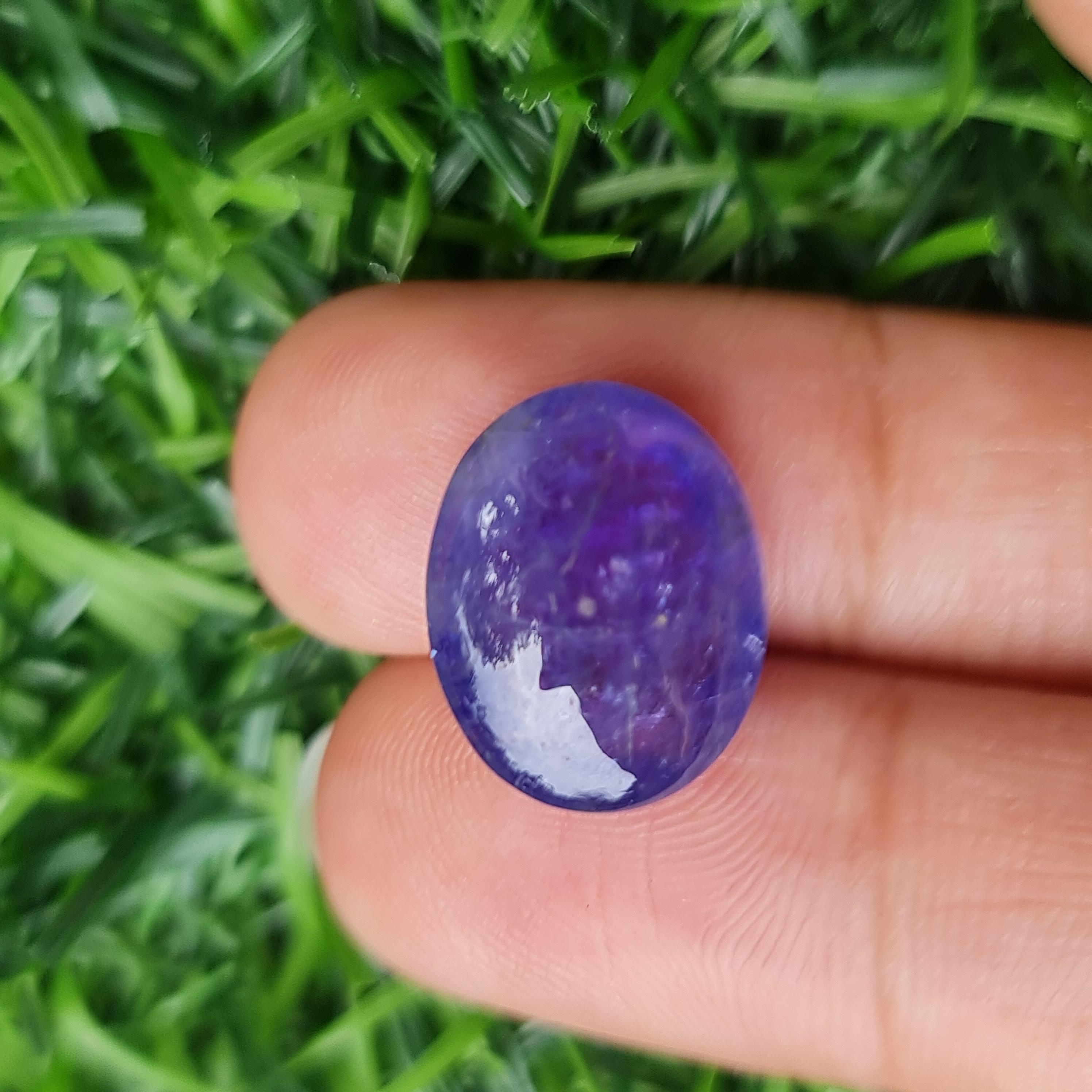 พลอย แทนซาไนท์ Tanzanite 11.72กะรัต (Cts.) พลอยแท้ อัญมณีมงคลประจําวันเกิด เครื่องประดับพลอย