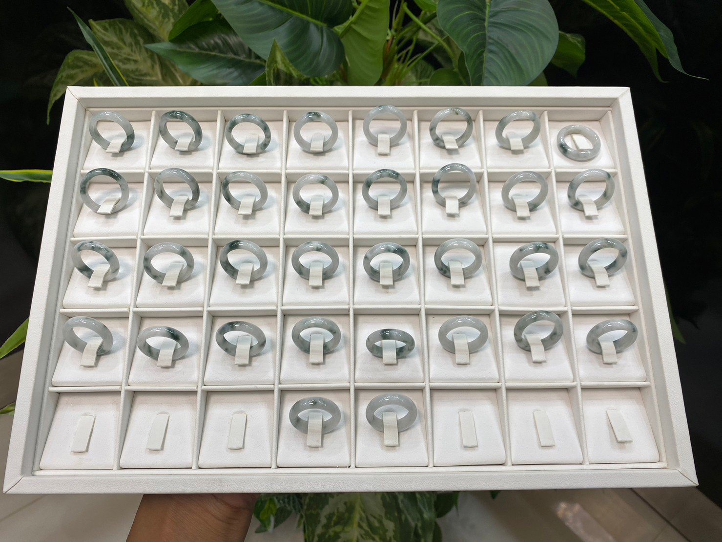 แหวนหยก (jadeite) Size 54 หยก พม่า แท้ (Myanmar Jade) Type A