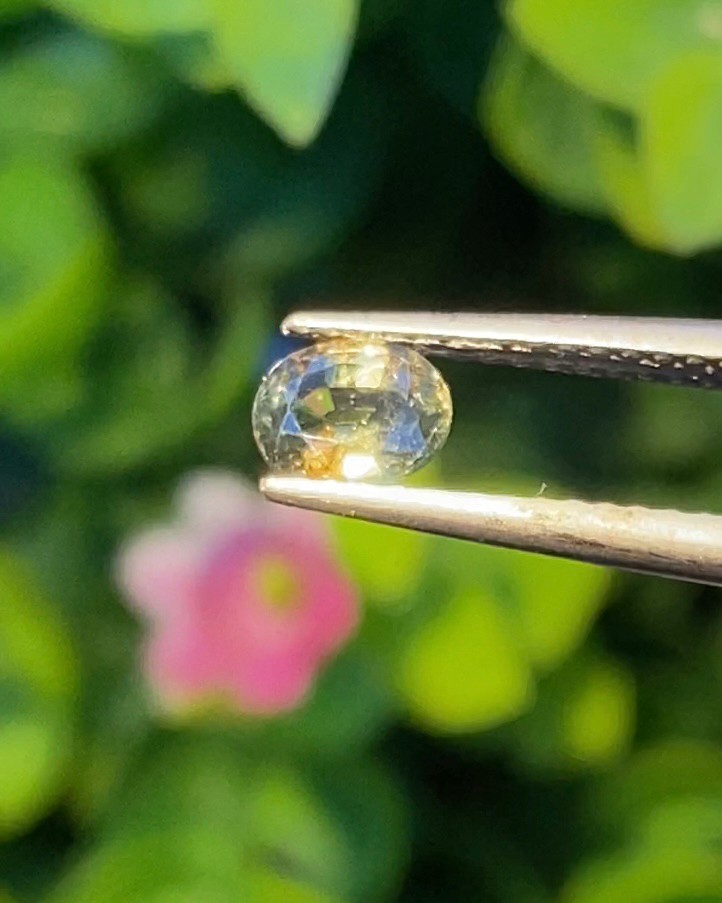 พลอย อเล็กซานไดร์ (Natural Alexandrite Chrysoberyl) เจ้าสามสี 0.46 กะรัต (Cts.) พร้อมใบเซอร์ พลอยแท้ อัญมณีมงคลประจําวันเกิด เครื่องประดับพลอย