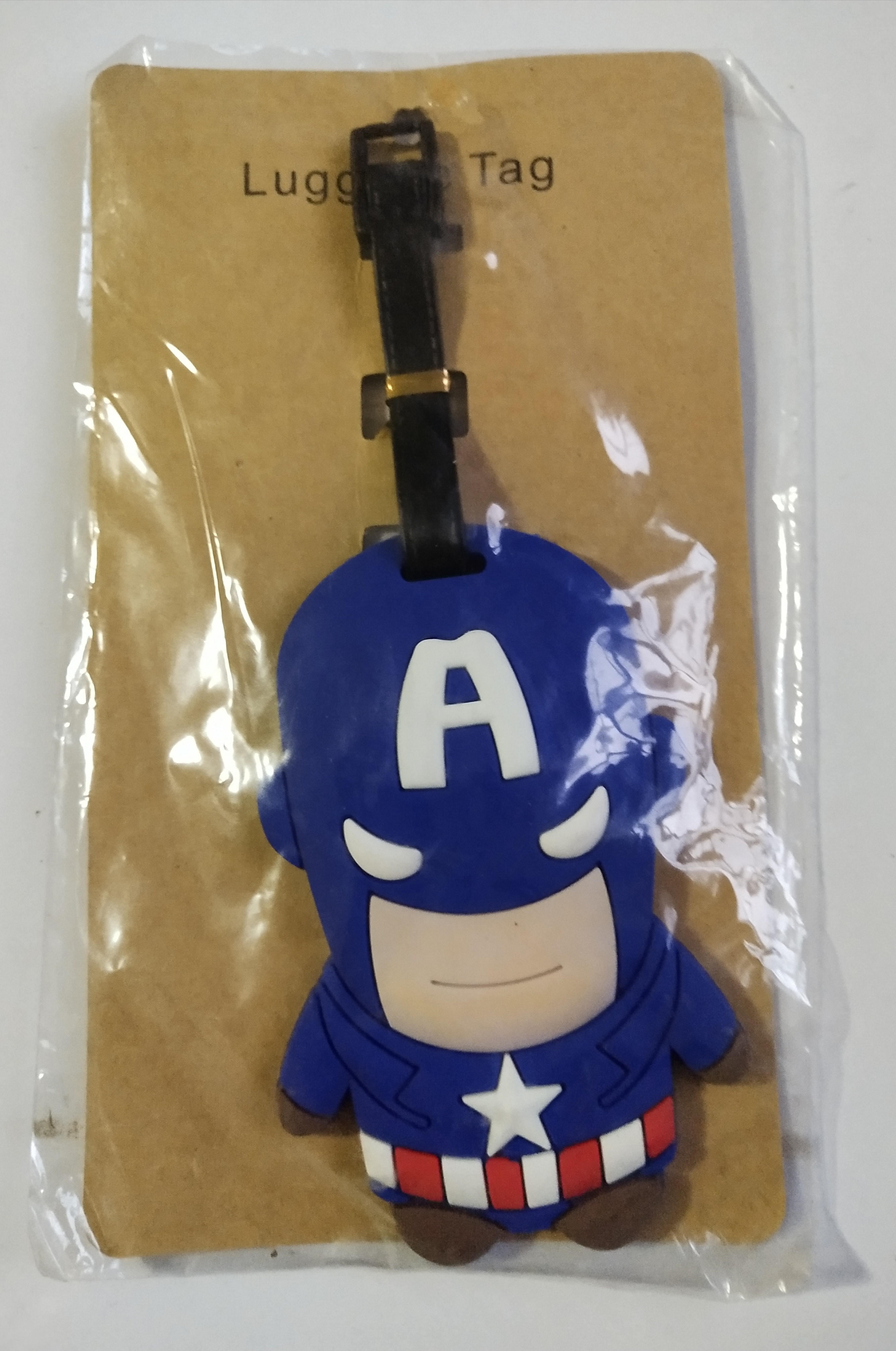 ของสะสมมาร์เวลเก่าเก็บ คอมมิกส์ ,Marvel Comics collecible item, ป้ายแขวนกระเป๋าลายกัปตันอเมริกา Captain America