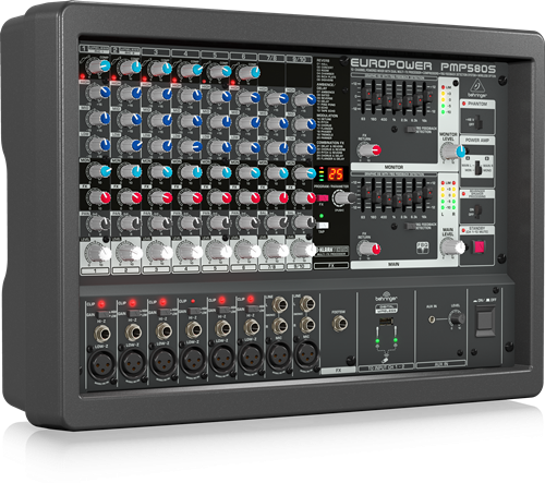 BEHRINGER PMP580S เพาเวอร์มิกเซอร์ 10 ชาแนล 500 วัตต์ คลาส D