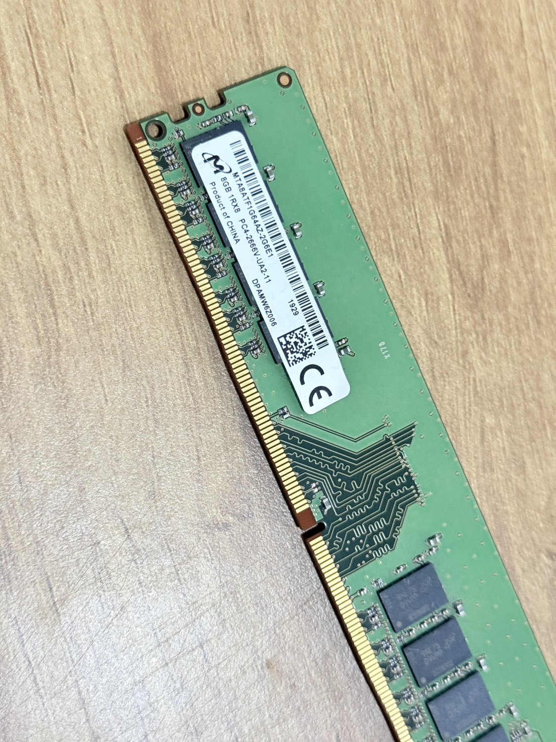Ram Micron 8GB 1Rx8 PC4-2666V-UA