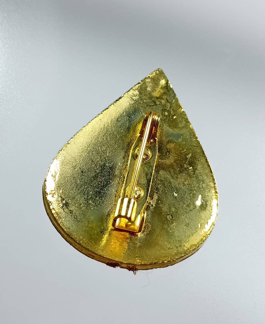 ก838 เข็มกลัดที่ระลึก พิธีฉลองสิริราชสมบัติ ครบ 50ปี กาญจนาภิเษก ปี2539