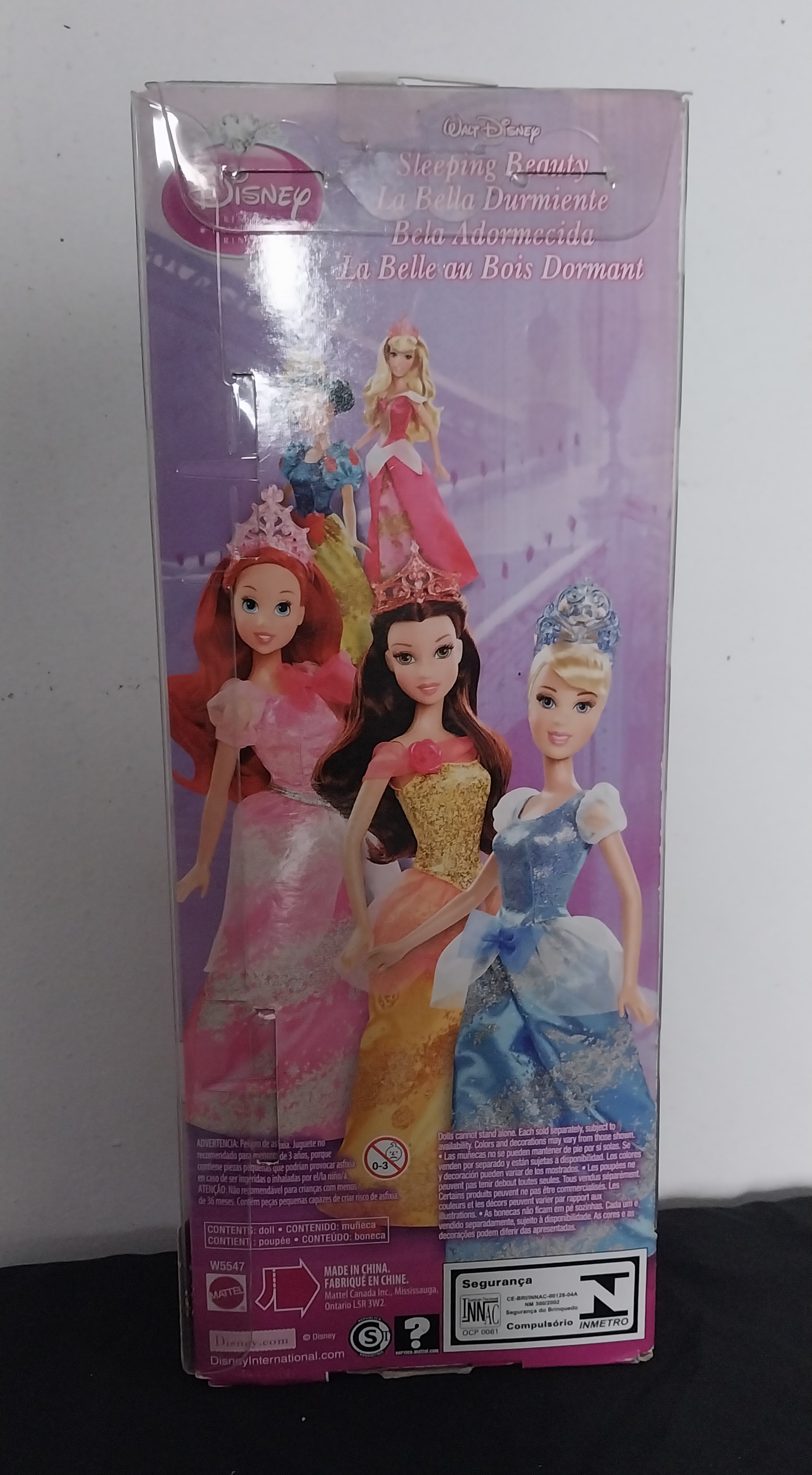 ตุ๊กตาเจ้าหญิงดิสนีย์ เจ้าหญิงนิทรา เจ้าหญิงออโรร่า Sleeping Beauty งานเก่าในกล่อง ไม่เคยแกะ ของแท้แมทเทล