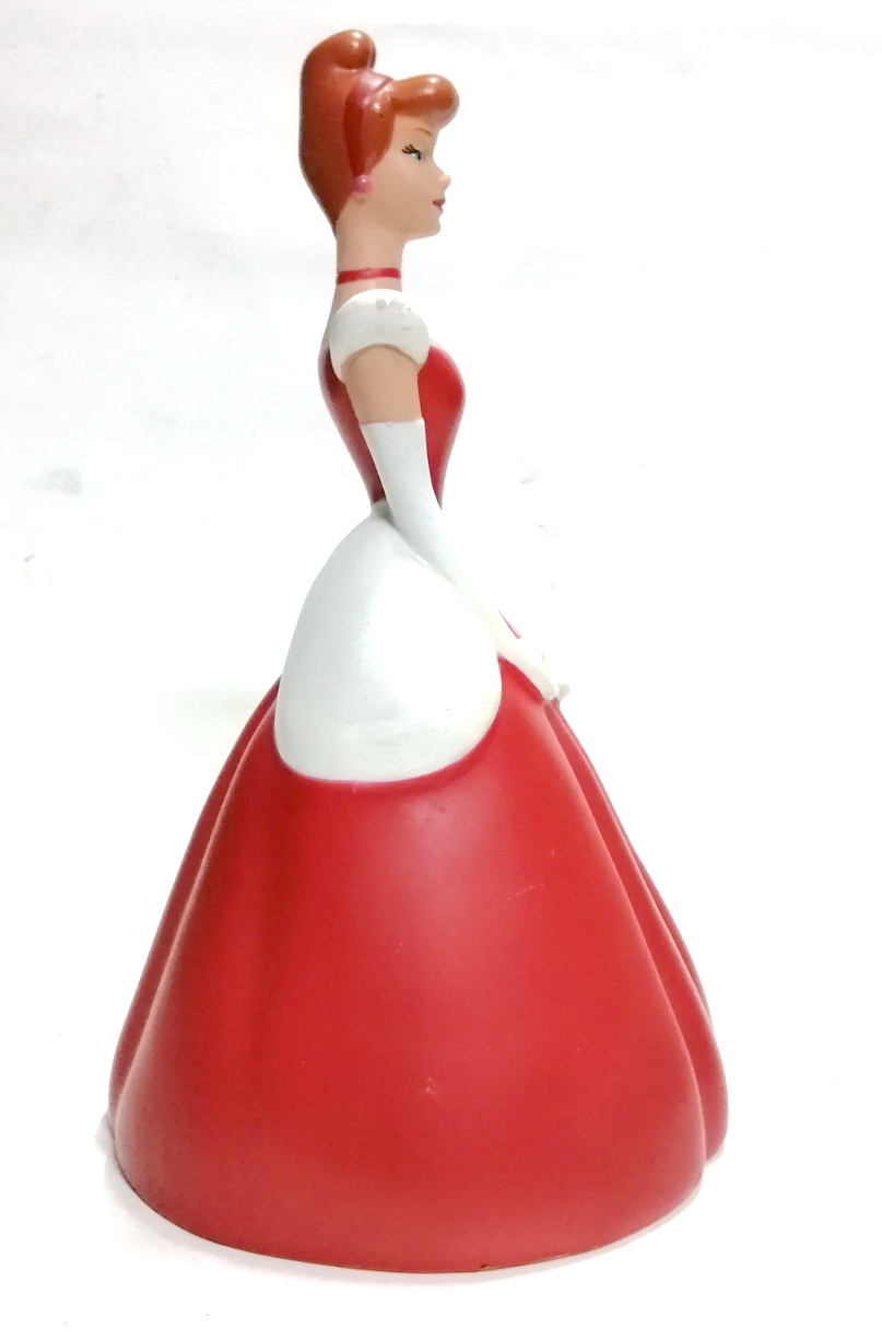 ของสะสมงานเก่า ตุ๊กตากระปุกออมสิน ซินเดอเรลลา Cinderella Red Dress รุ่นกระโปรงแดง ตัวใหญ่มาก สูง 25 ซม. กว้าง 18 ซม.เนื้อซอฟไวนิล ยังไม่เสื่อมสภาพ สภาพดี*** ขาดจุกปิดก้นกระปุกออมสิน ,มีตำหนิเล็กน้อย ตามภาพ สภาพเก็บสะสม ของเก่า