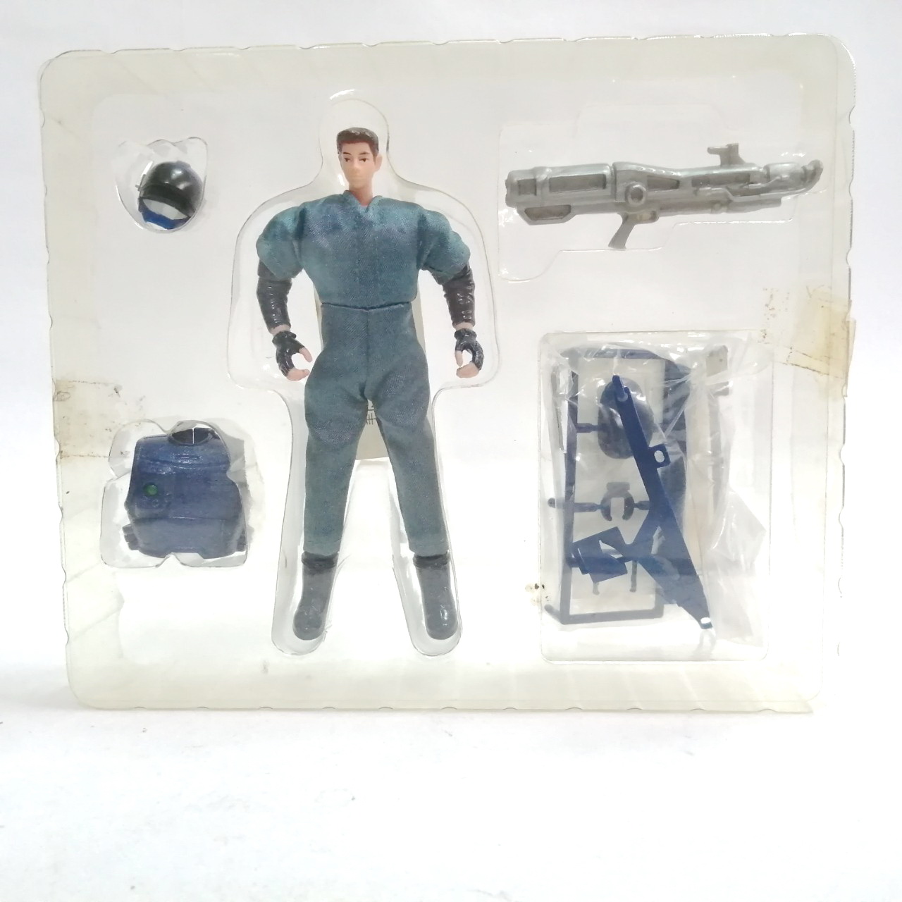 ชุดผ้า หุ่นเกราะบลูสวาท blue swat ของเก่า สภาพเก่าเก็บ ตามภาพ