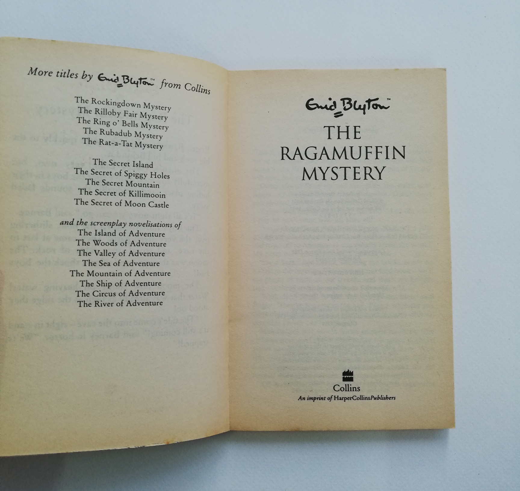 หนังสือนิยายเด็กฉบับภาษาอังกฤษ เอนิดไบลตัน Enid Blyton THE RAGAMUFFIN MYSTERY