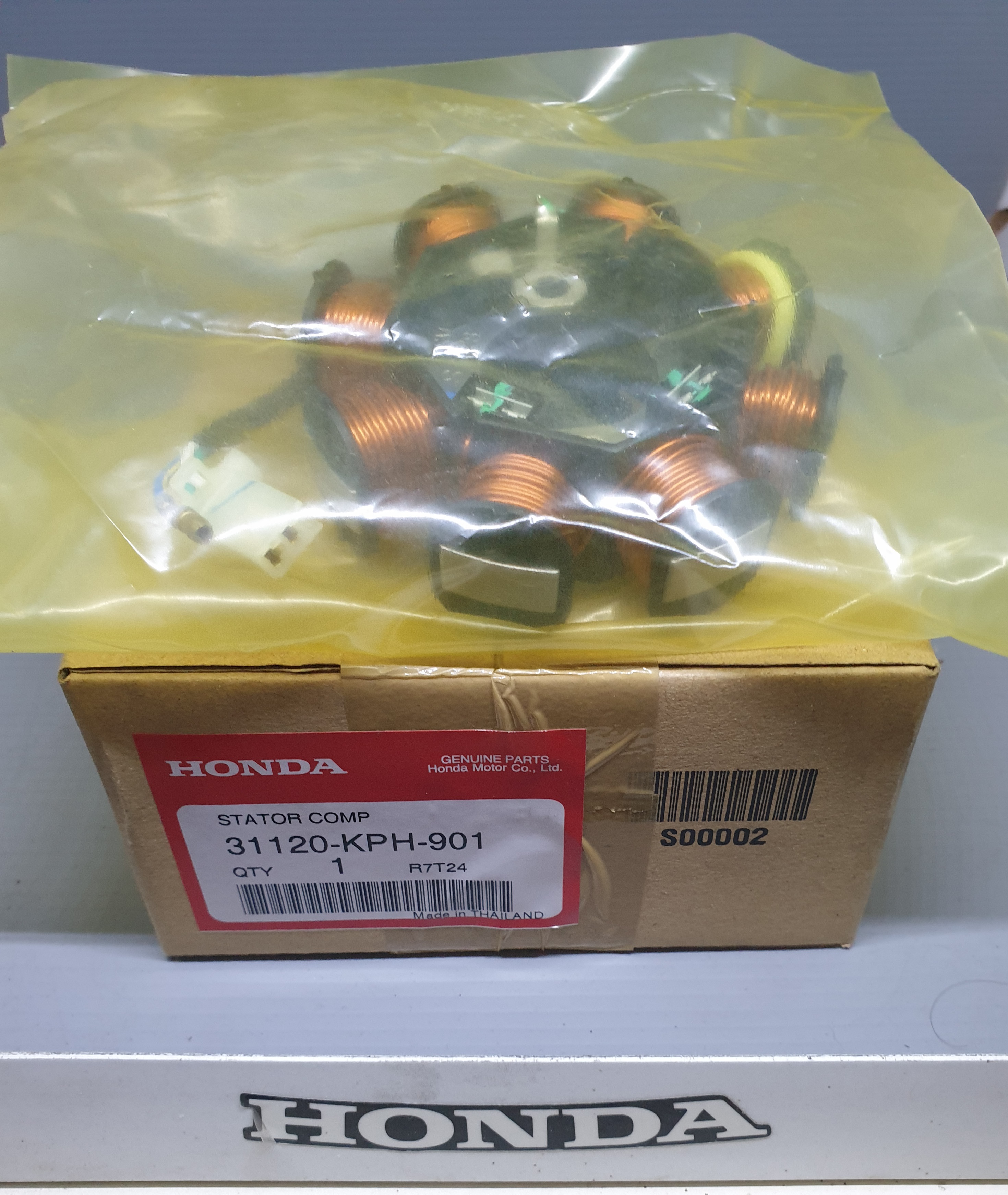 ขดลวดสเตเตอร์ เวฟ125D,Sตัวแรก(สตาร์ทมือ)ดิจิตอล