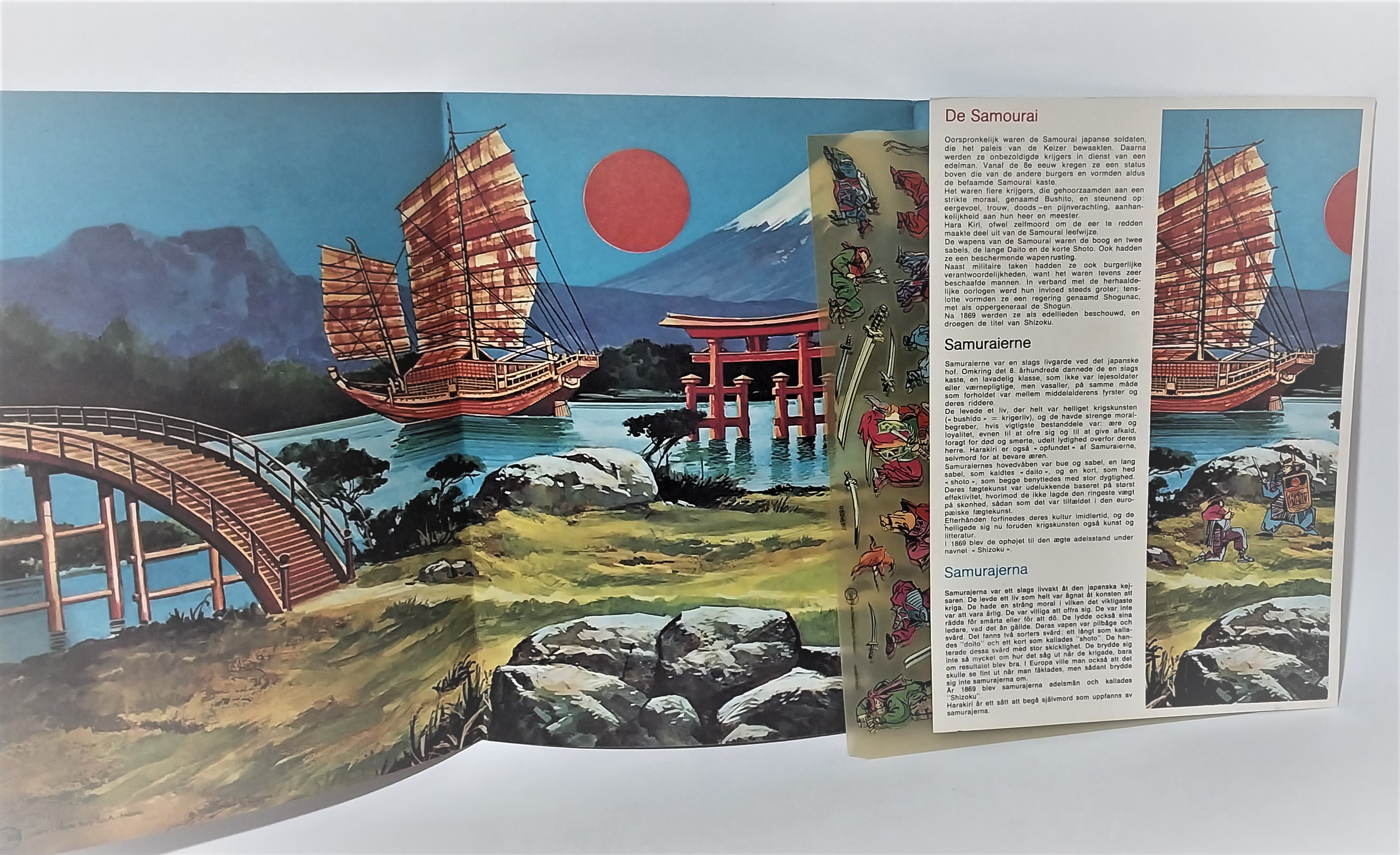 หนังสือภาพสวยการ์ตูน ฉบับภาษาเยอรมัน,KALKITOS เรื่องราวเกี่ยวกับซามูไรในประเทศญี่ปุ่น พร้อมรูปลอก