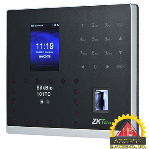 เครื่องสแกนใบหน้า ยี่ห้อ ZKTeco รุ่น SilkBio-101TC รองรับระบบ Access Control