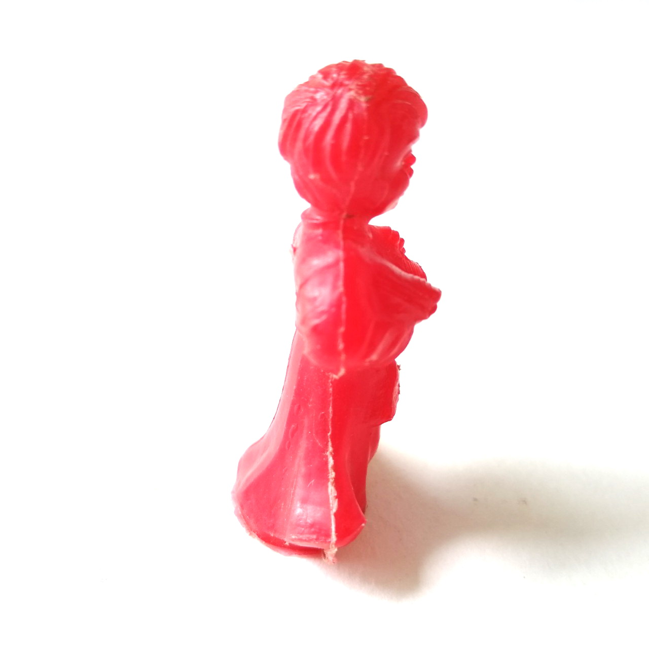 ตุ๊กตุ่นแอ๊นท์ถุงถั่ว ขนาด 2.5 นิ้ว สีแดง เหมือนผู้หญิง งานเก่าหายาก สภาพดี