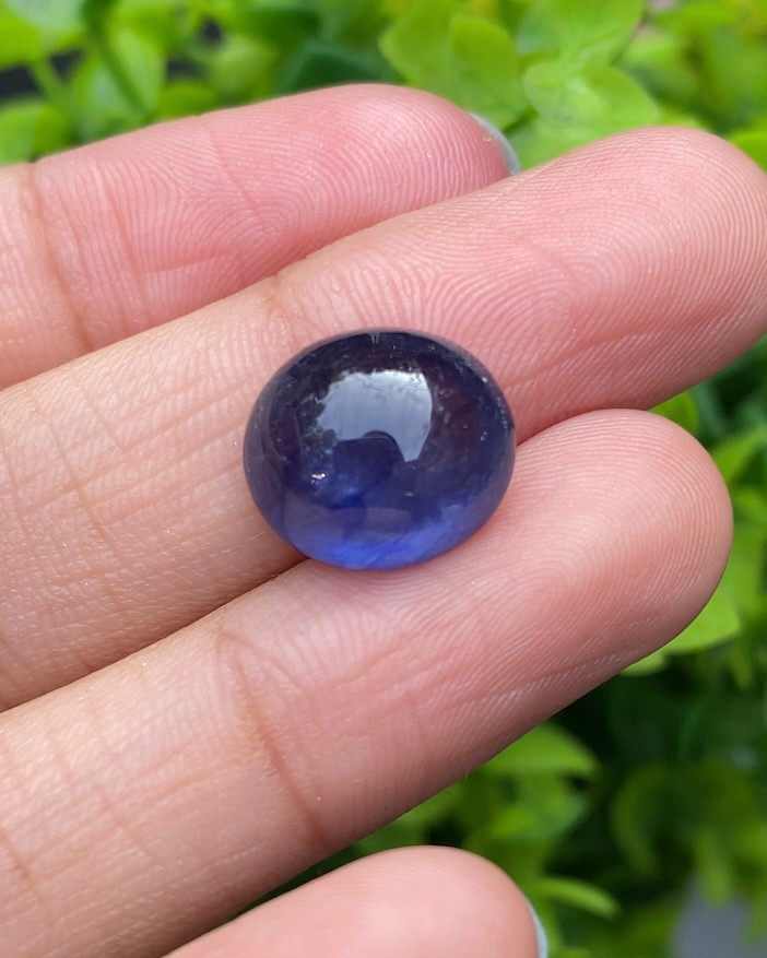 พลอย ไพลิน Blue Sapphire 11.55 กะรัต (Cts.) พลอยแท้ อัญมณีมงคลประจําวันเกิด เครื่องประดับพลอย