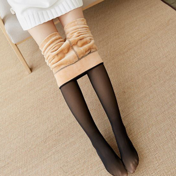 เลกกิ้งซีทรูกันหนาวเกรดพรีเมี่ยม ซับแคชเมียใส่ติดลบลุยหิมะได้ (11953L)