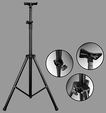 NTS ST-1100 ขาตั้งลำโพง steel loudspeaker stand 135-200 cm. height 35 / 38 mm. diameter