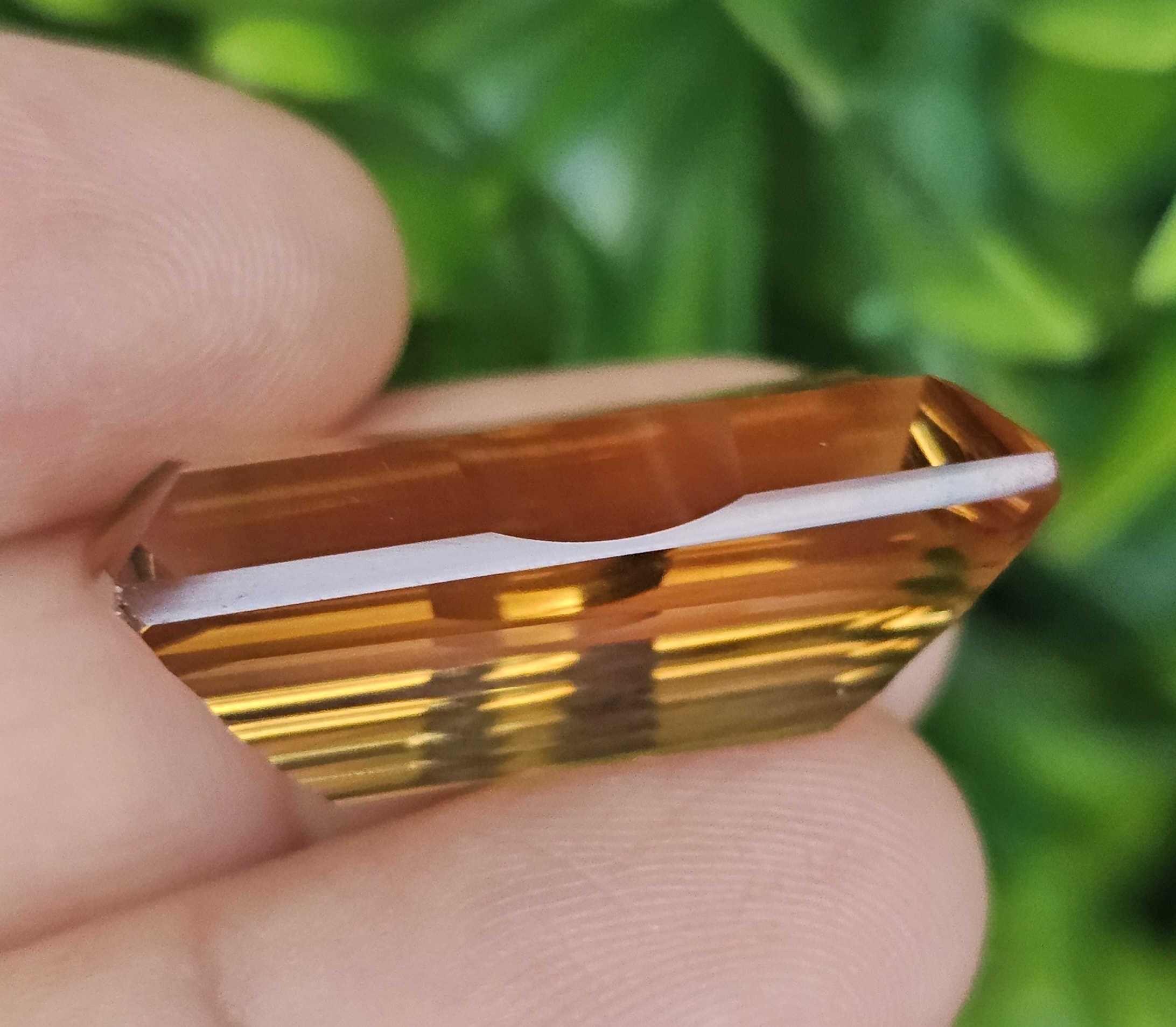 พลอย ซิทริน Citrine 31.25 กะรัต (Cts.) พลอยแท้ อัญมณีมงคลประจําวันเกิด เครื่องประดับพลอย