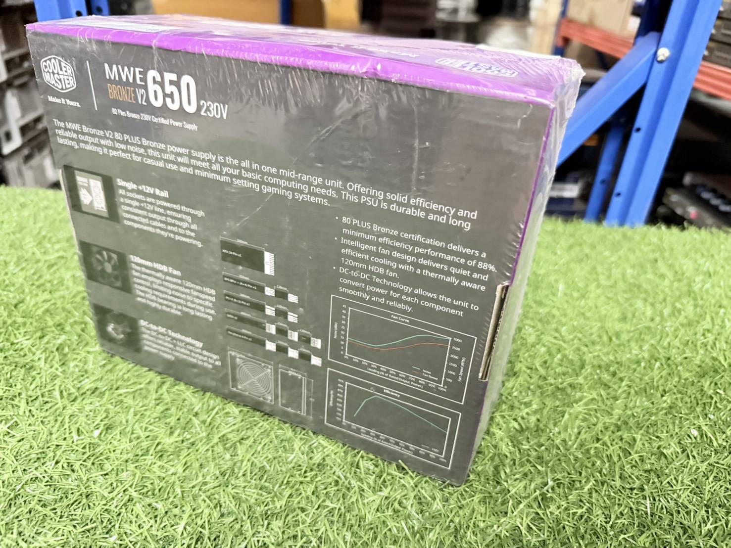 POWER SUPPLY (อุปกรณ์จ่ายไฟ) Cooler Master MWE (80+Bronze) 650w. ของใหม๋