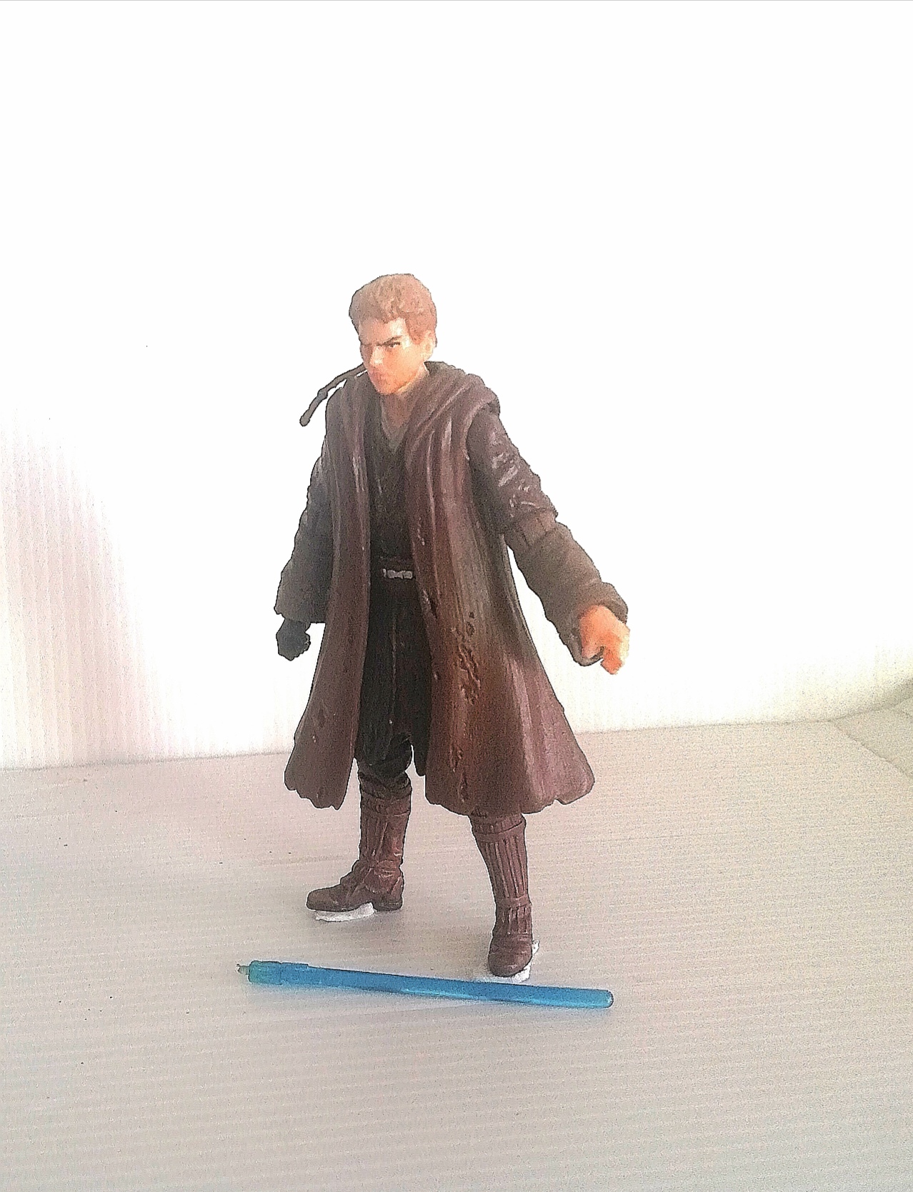 โมเดล AFC อนาคิน สกายวอล์คเกอร์ พร้อมดาบ**ชำรุด Anakin Skywalker ขนาดประมาณ 3.5" แกะแพ็ค จาก Star Wars ภาค Attrack of the Clone