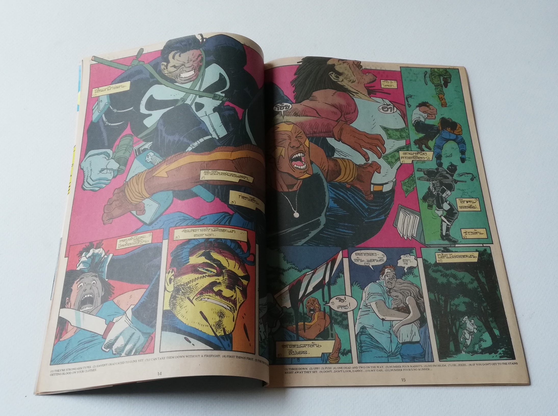 มีหลายภาพ,นิตยสารแนวการ์ตูนเก่า Marvel comics, พันนิชเชอร์ The Punnisher ฉบับที่2 THE PUNISHER WAR ZONE